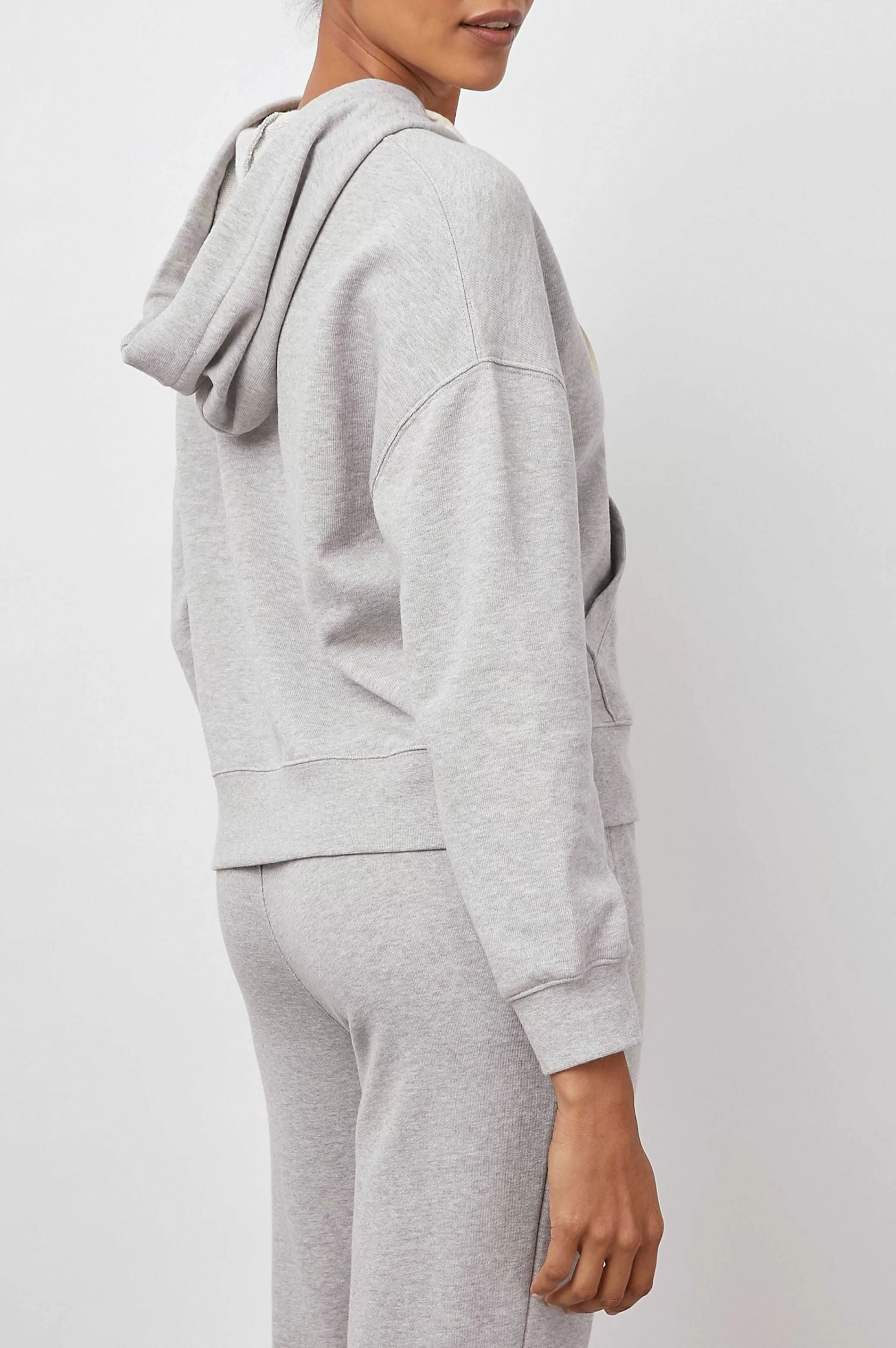 Lounge-Rails Adley Hoodie - Heather Grijs