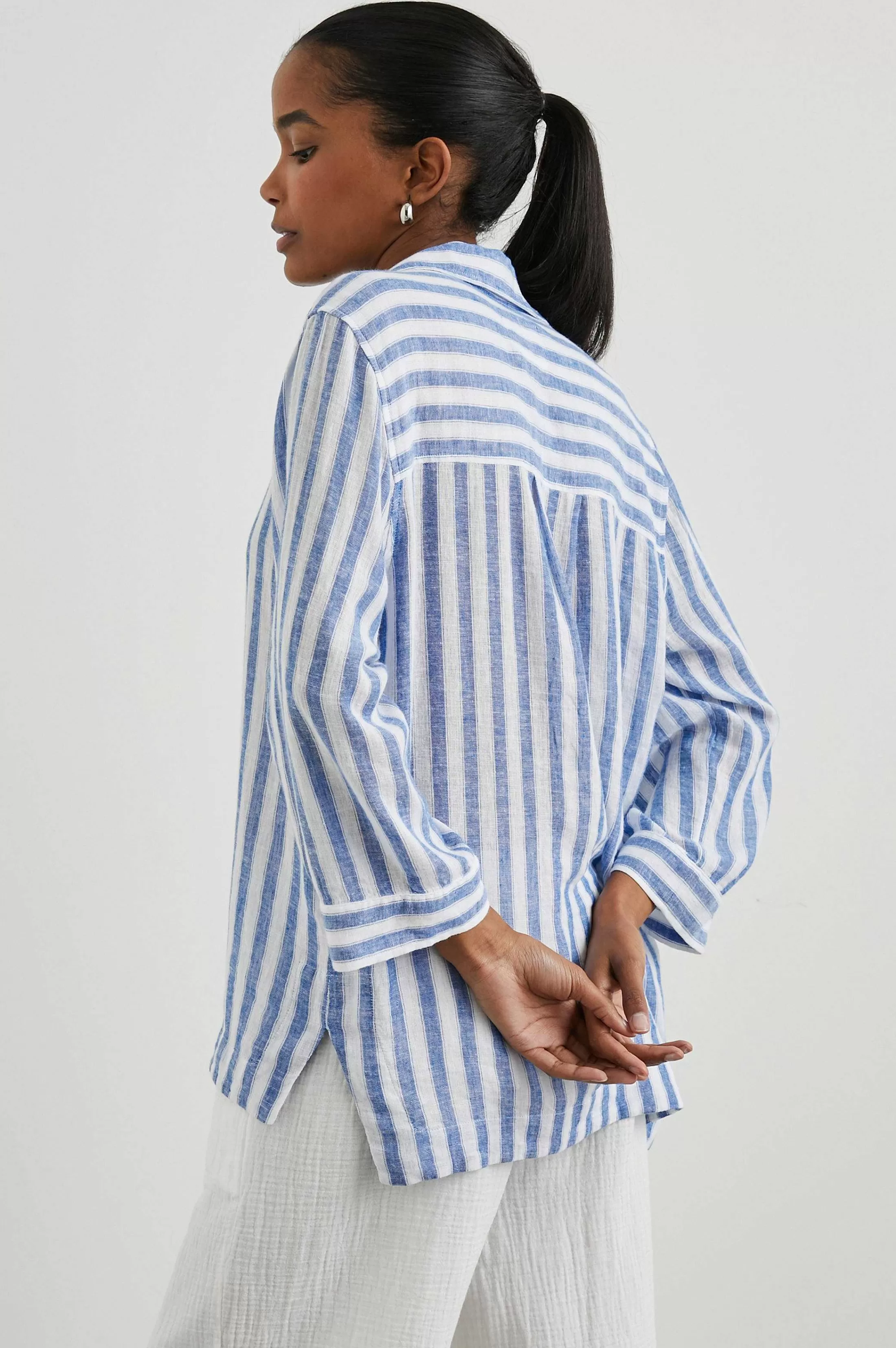 Bovenkanten-Rails Banks Top - Casablanca Stripe