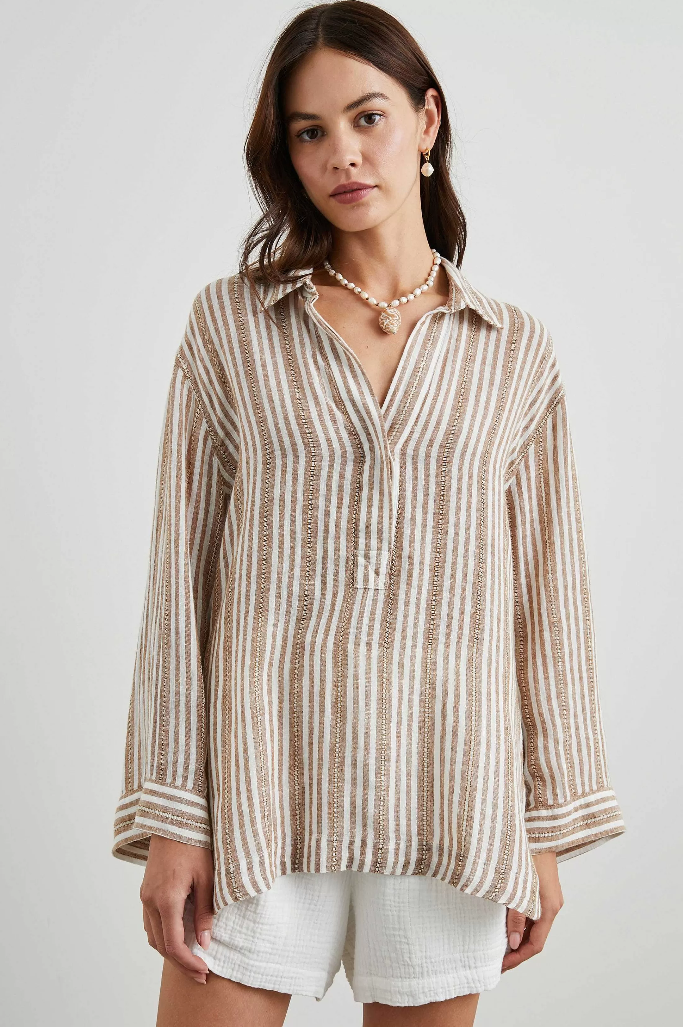 Bovenkanten-Rails Banks Top - Palo Santo Stripe