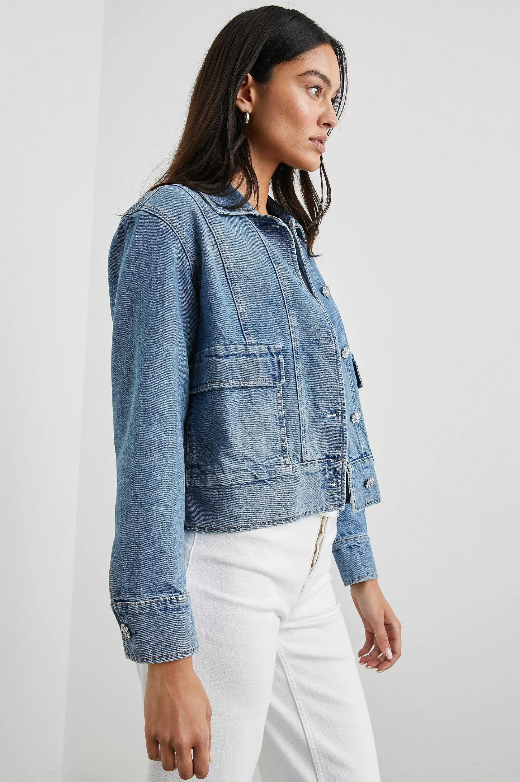 Denim-Rails Bianca Jas - Origineel Blauw