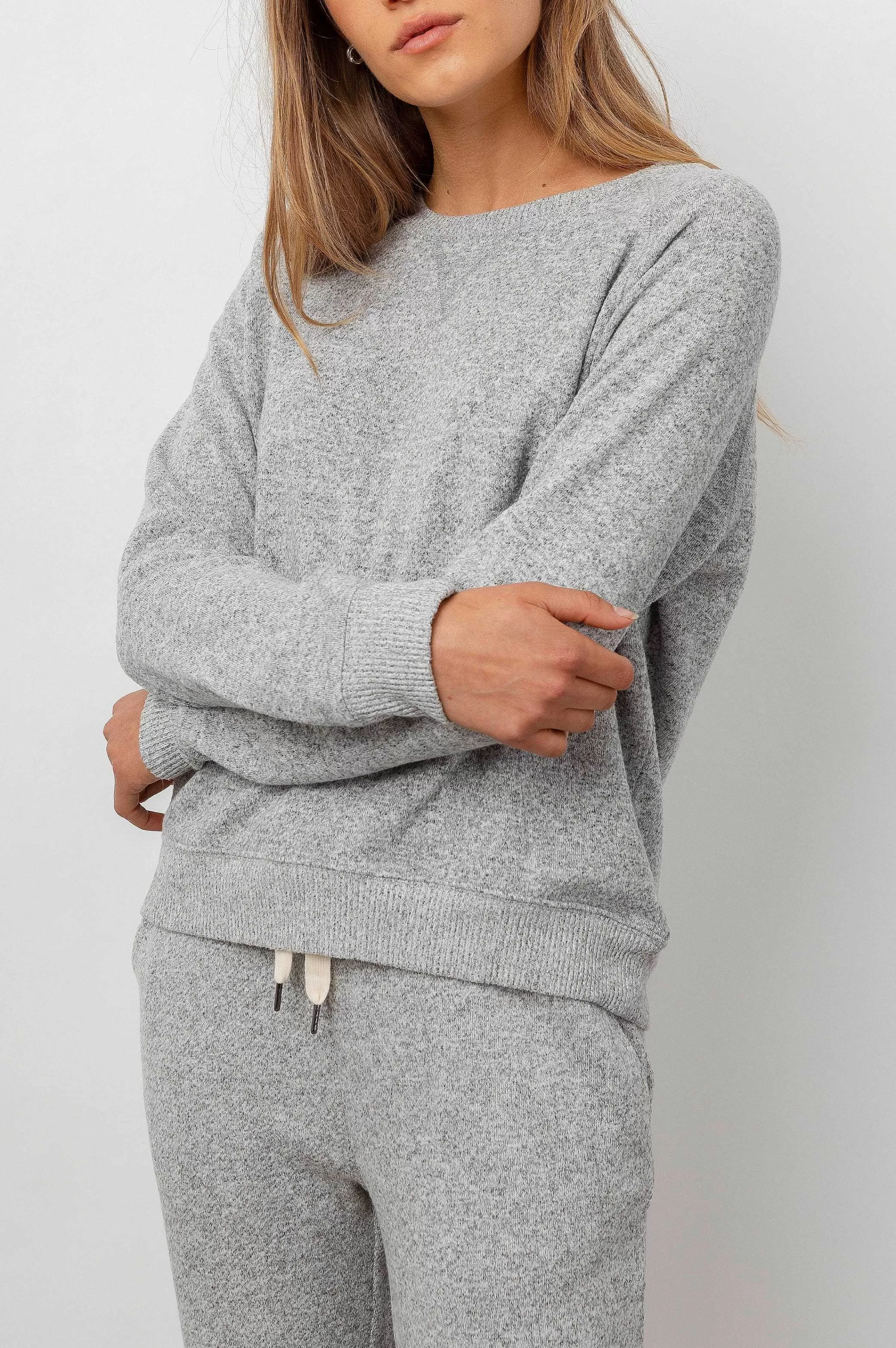 Lounge-Rails Callahan Sweatshirt - Melange Grijs