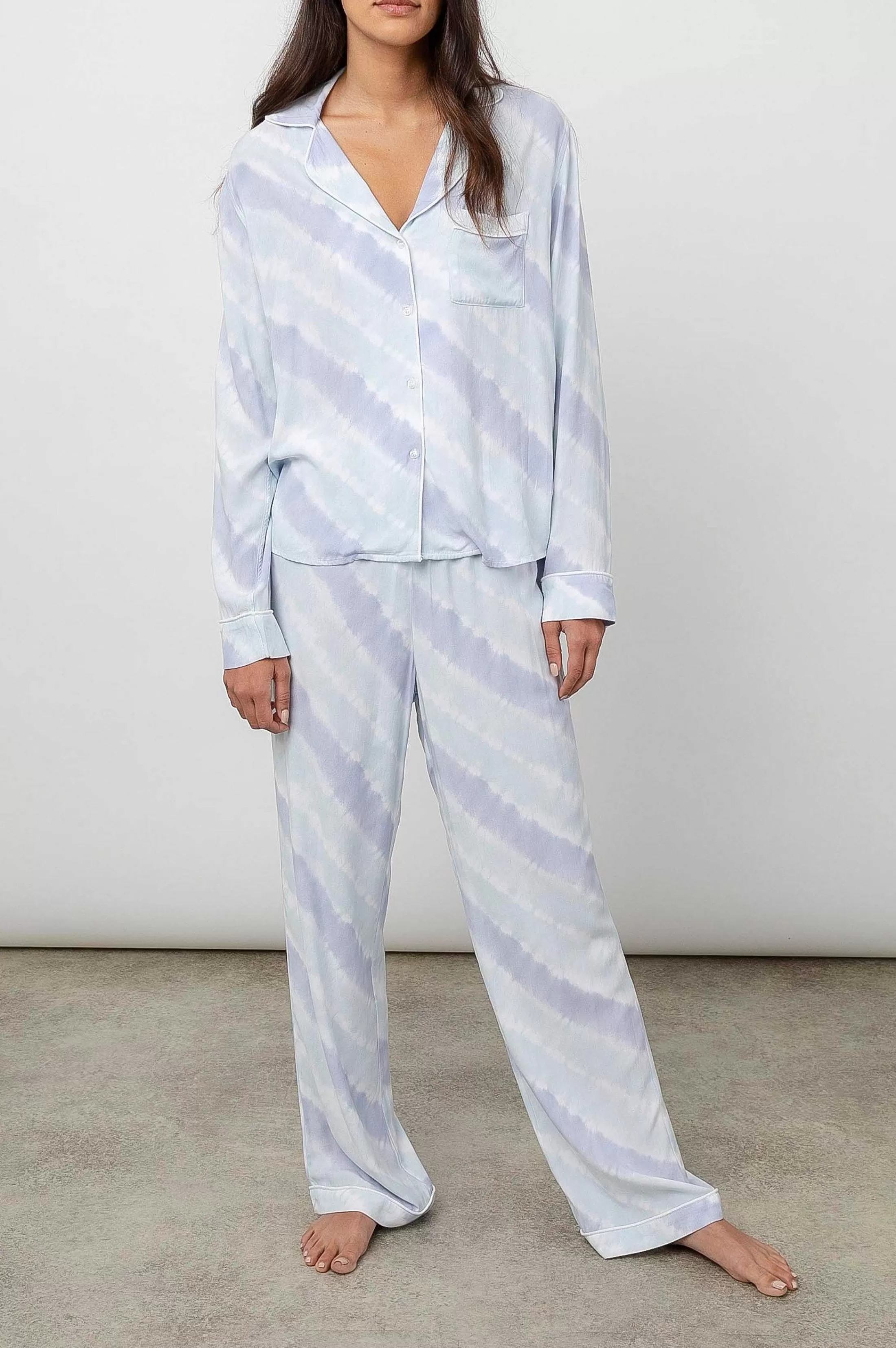 Nachtkleding-Rails Clara Pyjamaset - Cloud Mist Tie Dye