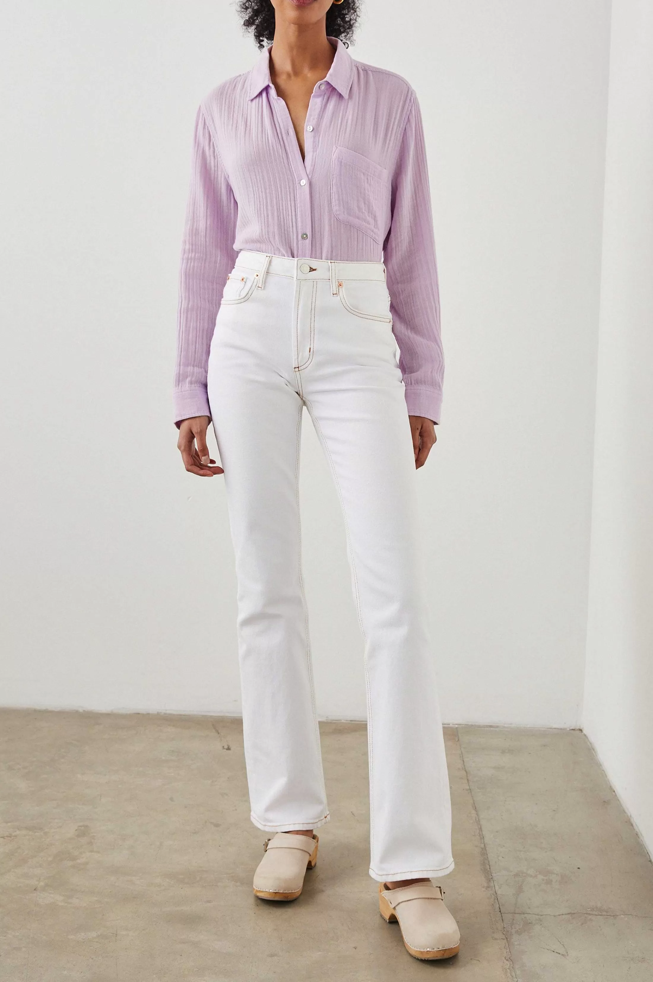 Bovenkanten-Rails Ellis Shirt - Orchidee