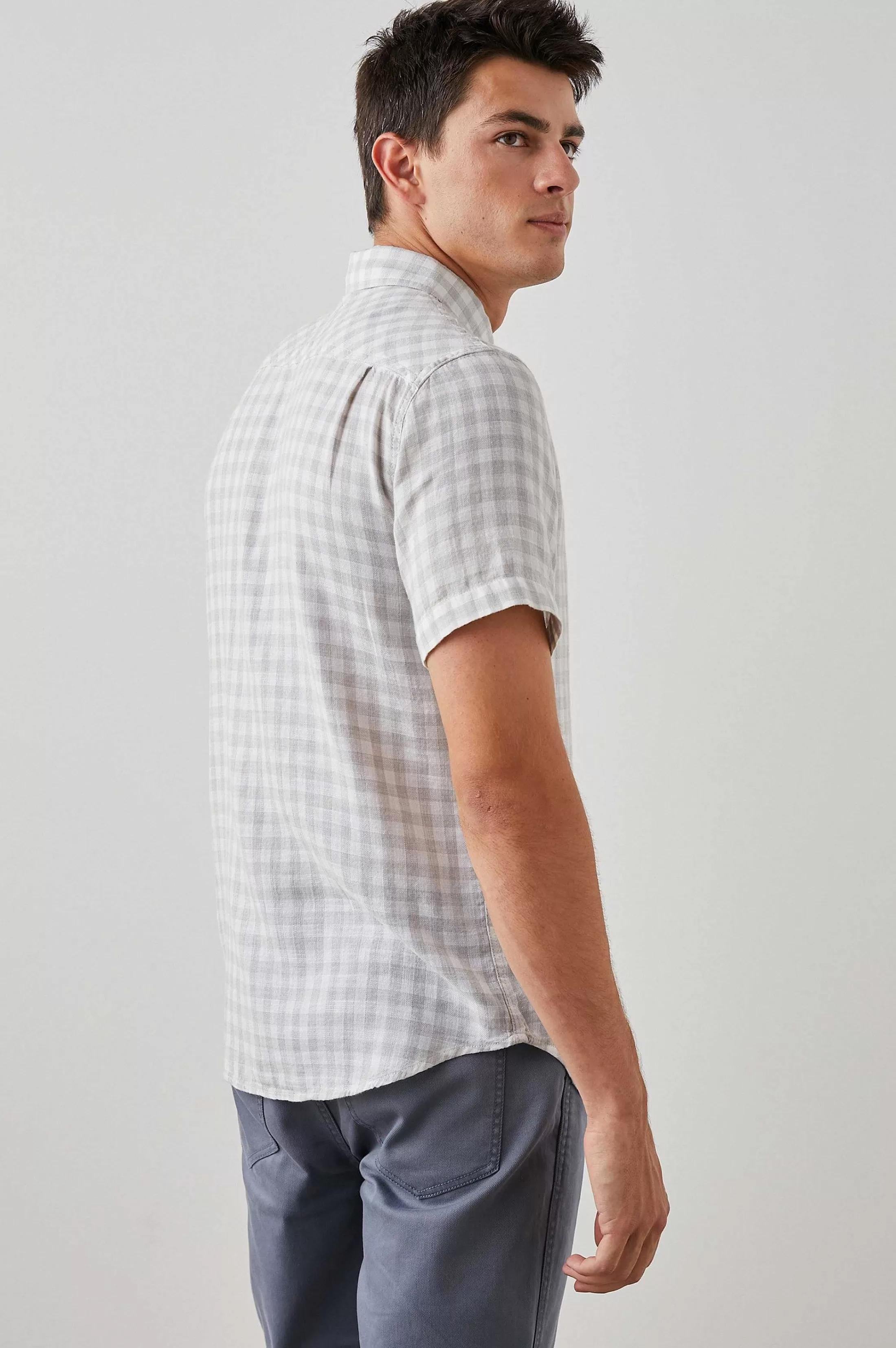 Overhemden-Rails Fairfax Overhemd - Grijs Gingham Melange