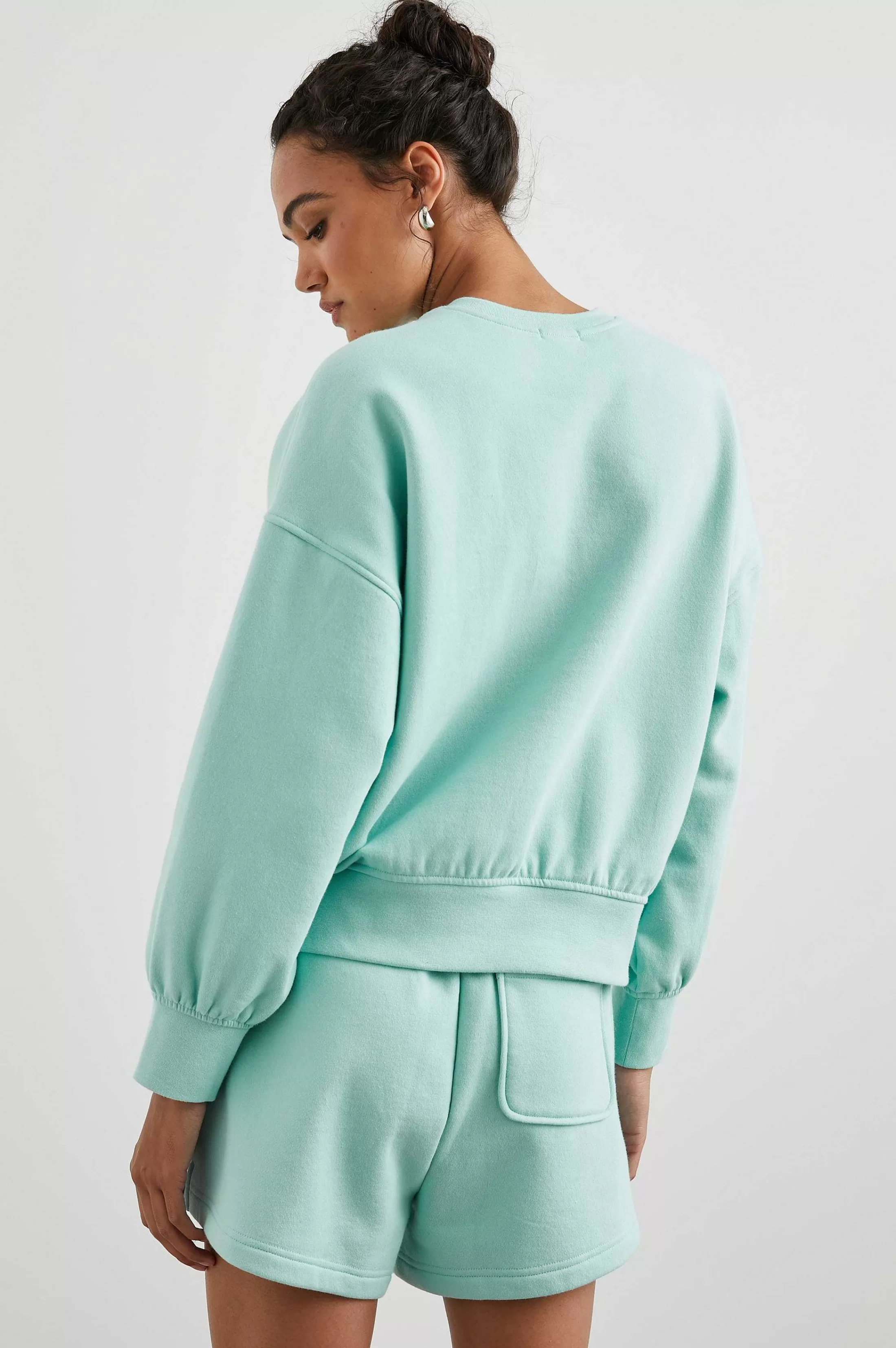 Lounge-Rails Favoriete Sweatshirt - Mint Cosmic Country Club