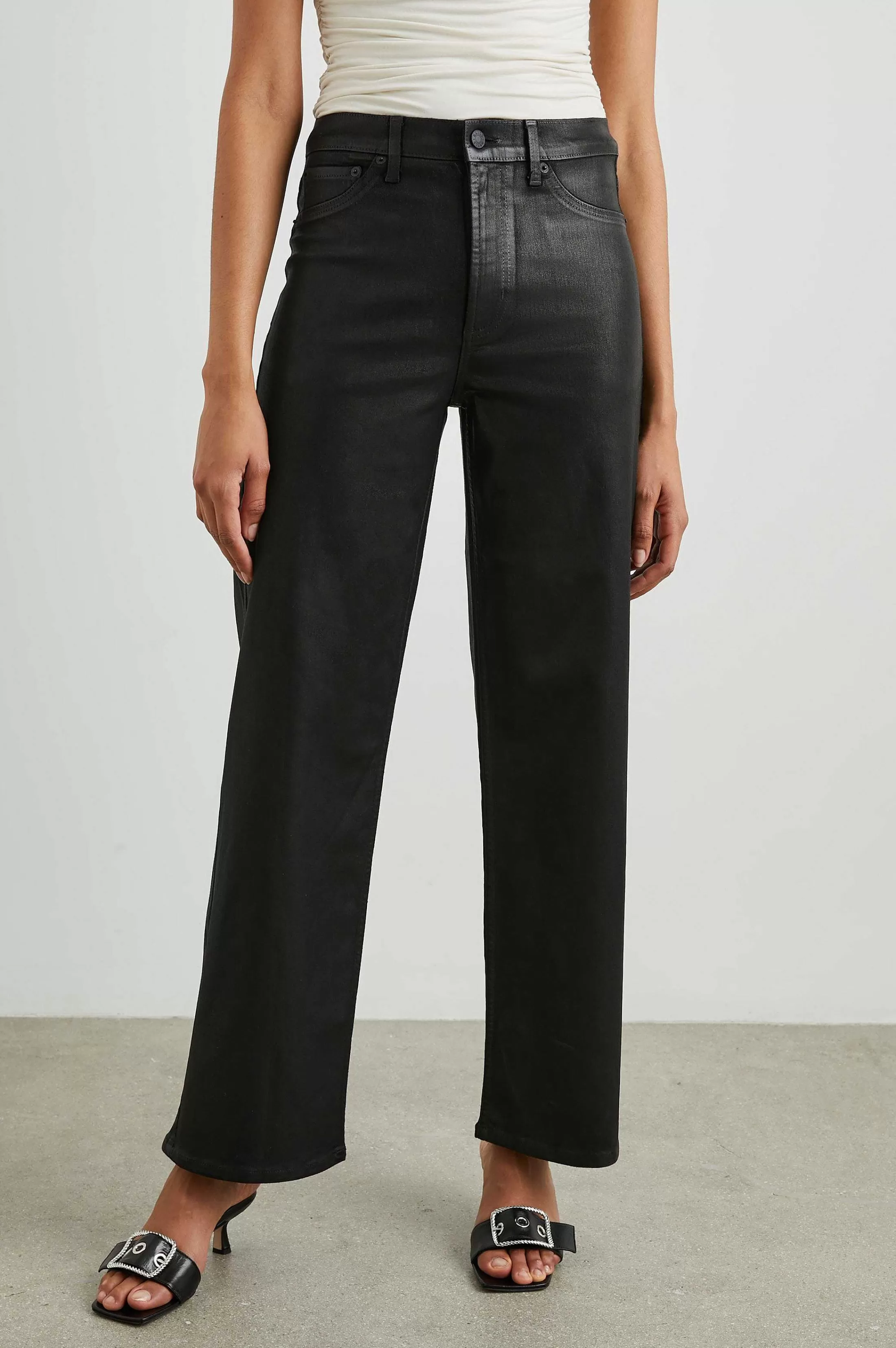 Denim-Rails Getty Wide Leg - Gecoate Noir