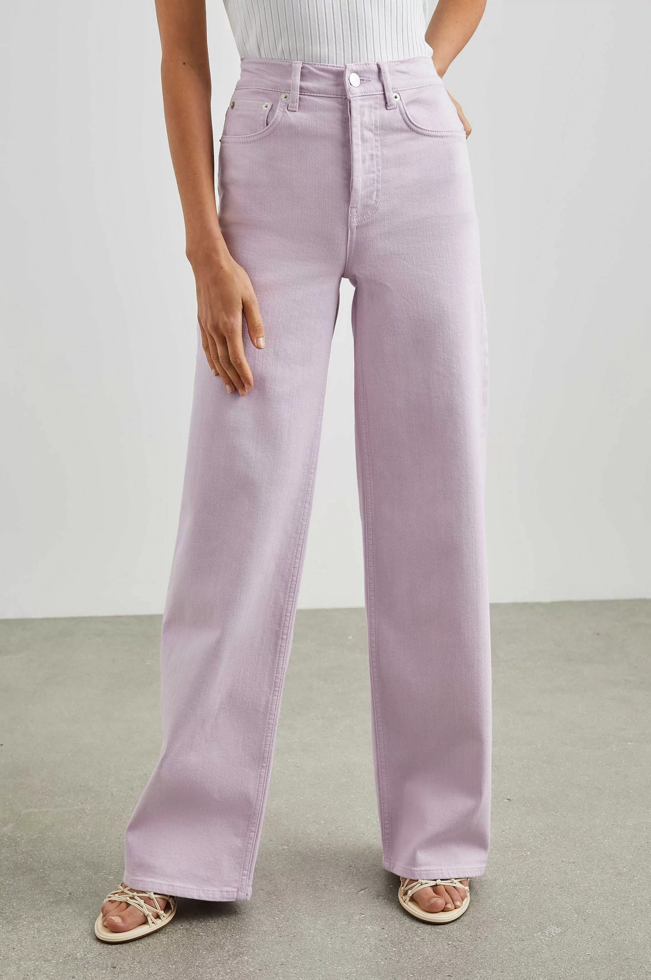 Denim-Rails Getty Wide Leg - Lilac