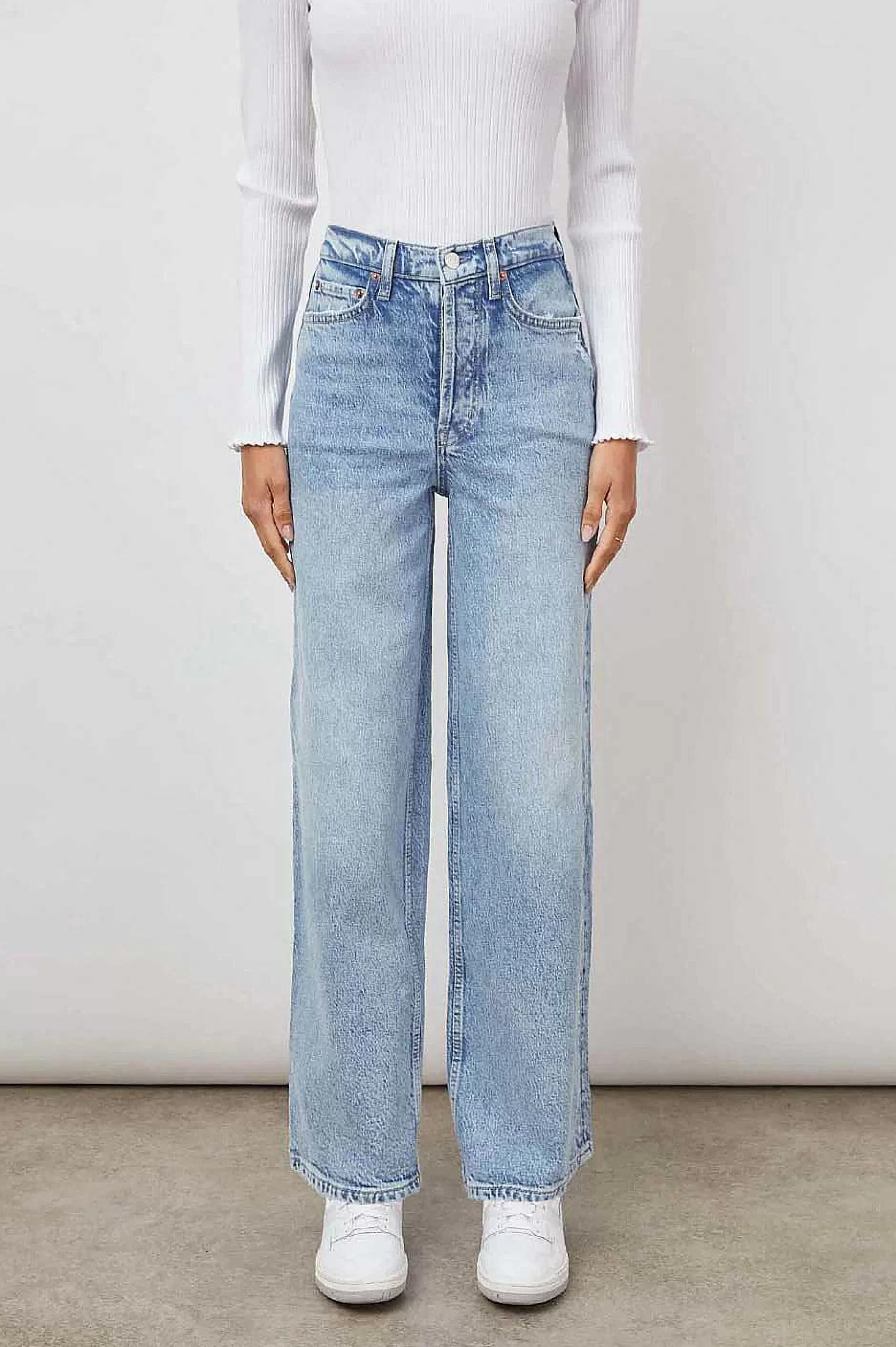 Denim-Rails Getty Wide Leg - Sneeuwvogel