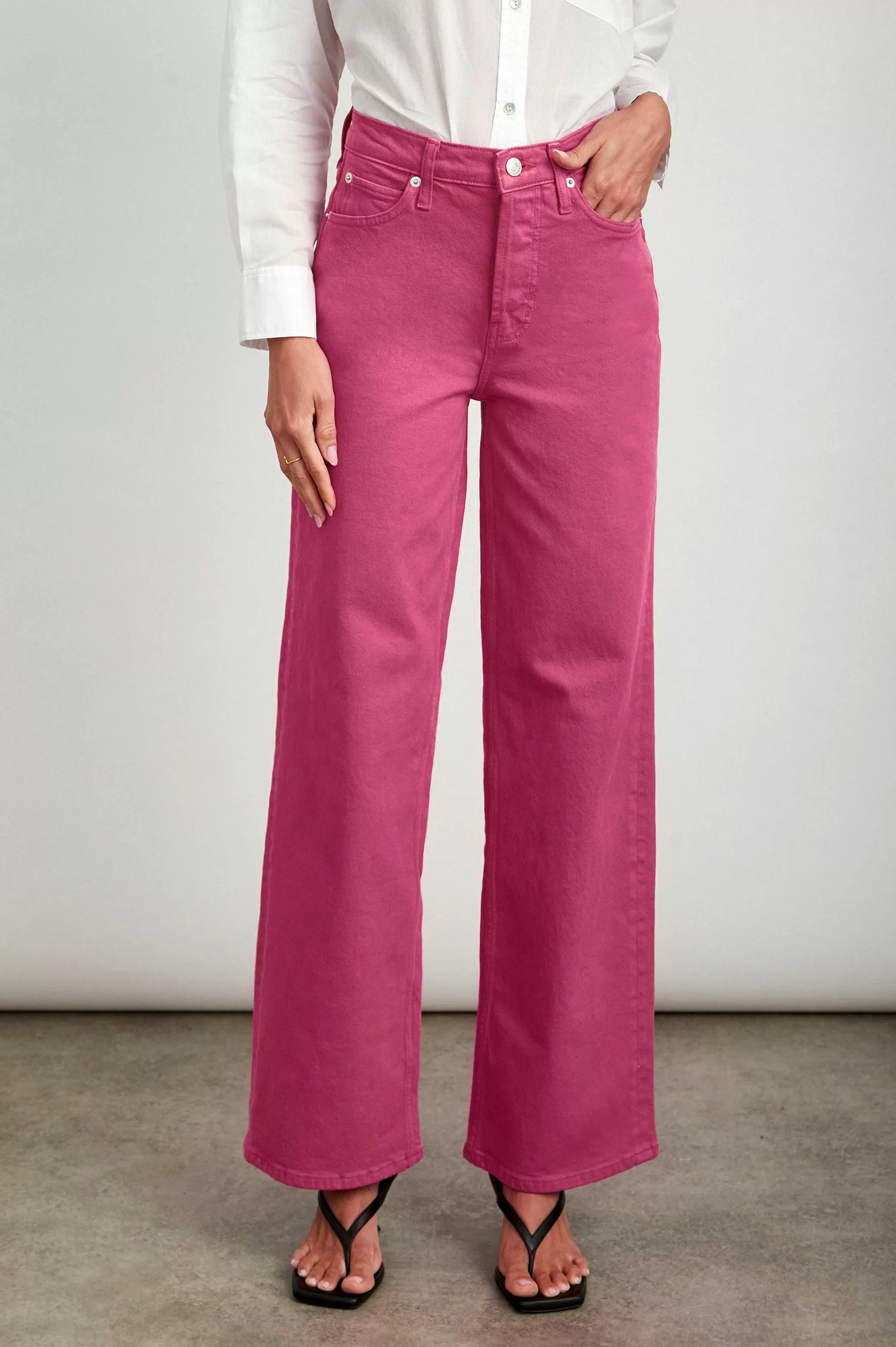 Denim-Rails Getty Wide Leg-Hibiscus