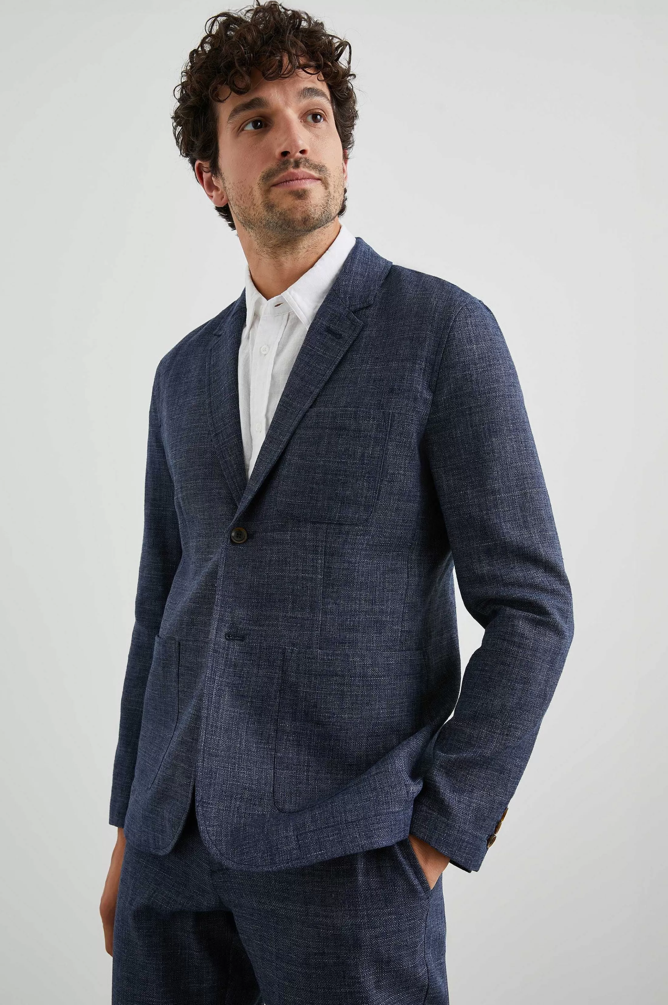 Jassen En Jassen-Rails Idris Blazer - Marine Melange