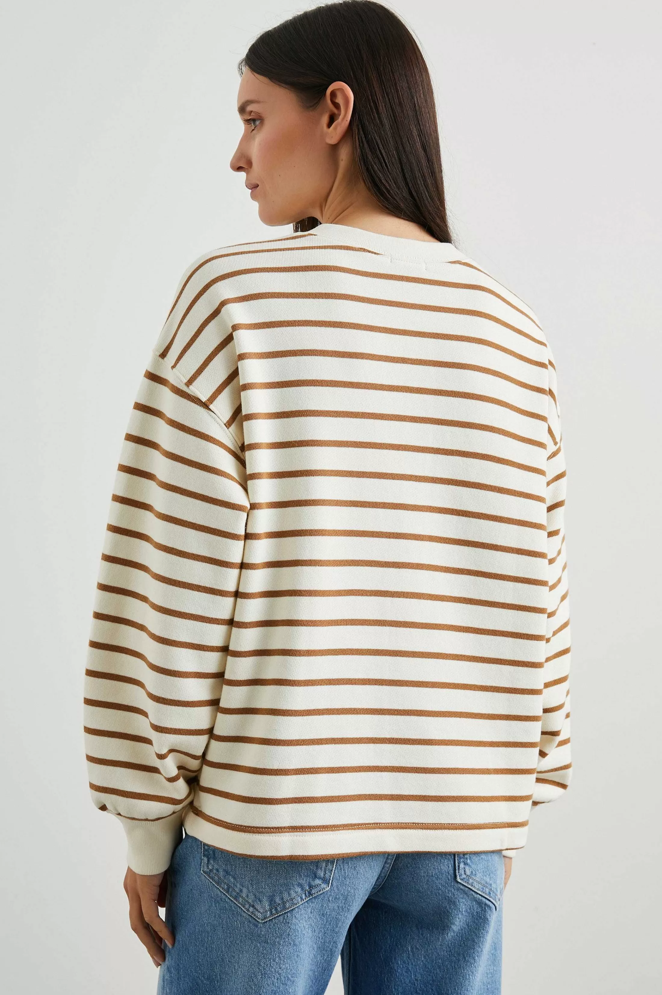 Lounge-Rails Joan Sweatshirt - Karmelstreep