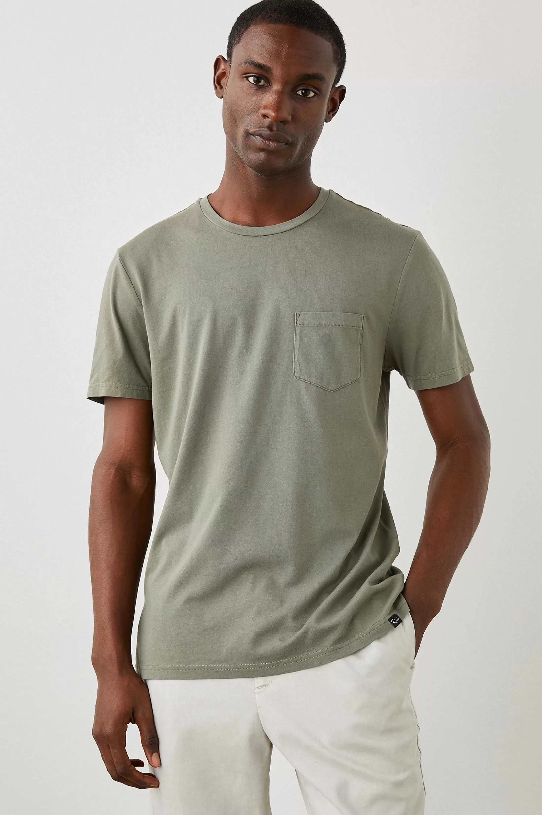 T-Shirts En Polo'S-Rails Johnny T-Shirt - Olijf