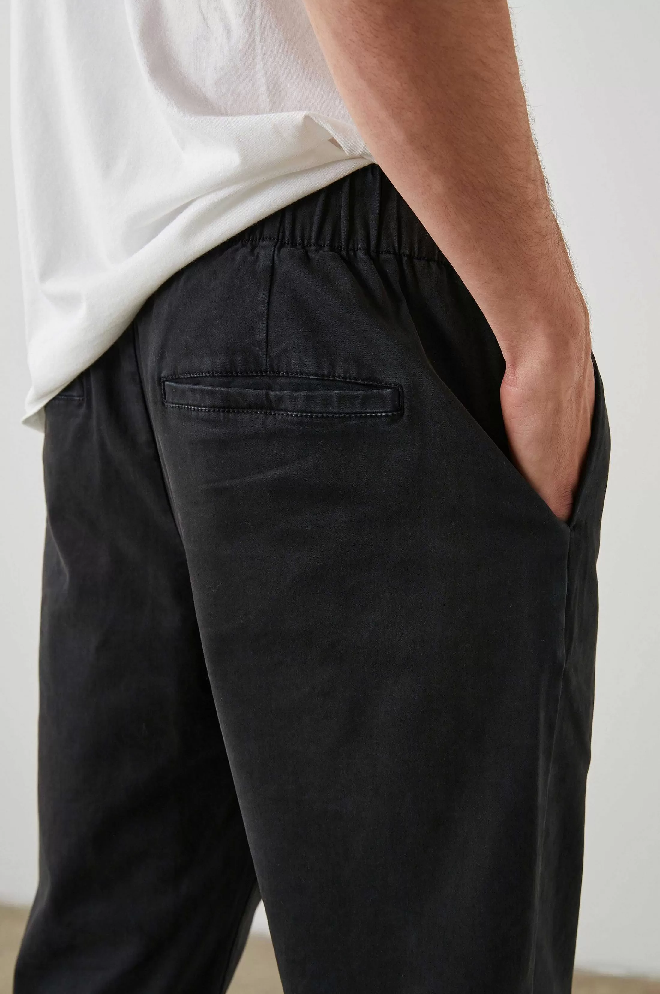 Broek-Rails Julian Pant - Gewassen Zwart