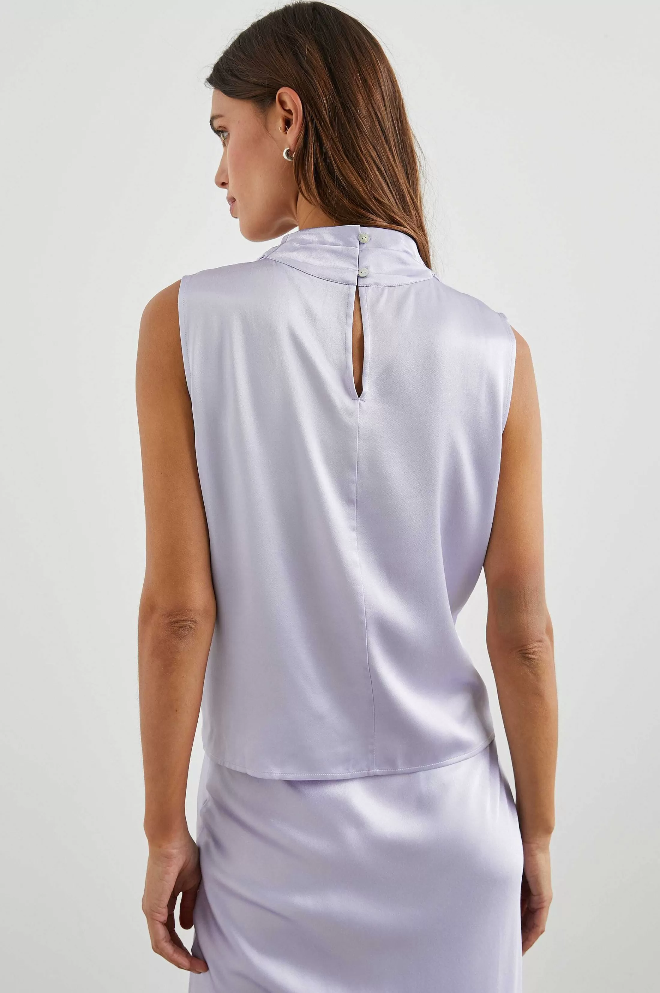 Bovenkanten-Rails Kaleen Top - Lilac Ijs