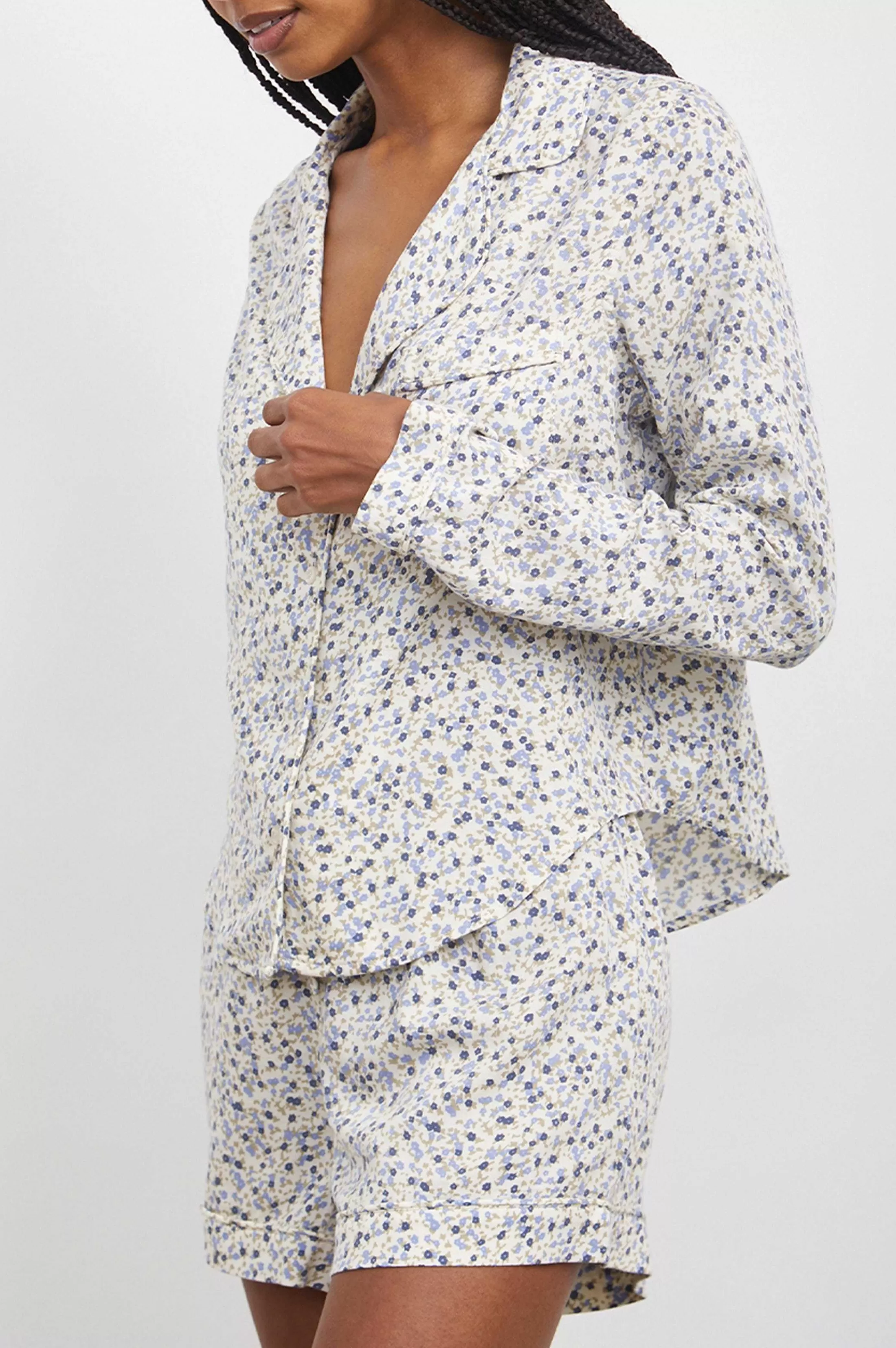 Nachtkleding-Rails Kellen Pyjamaset - Blauw Azelea