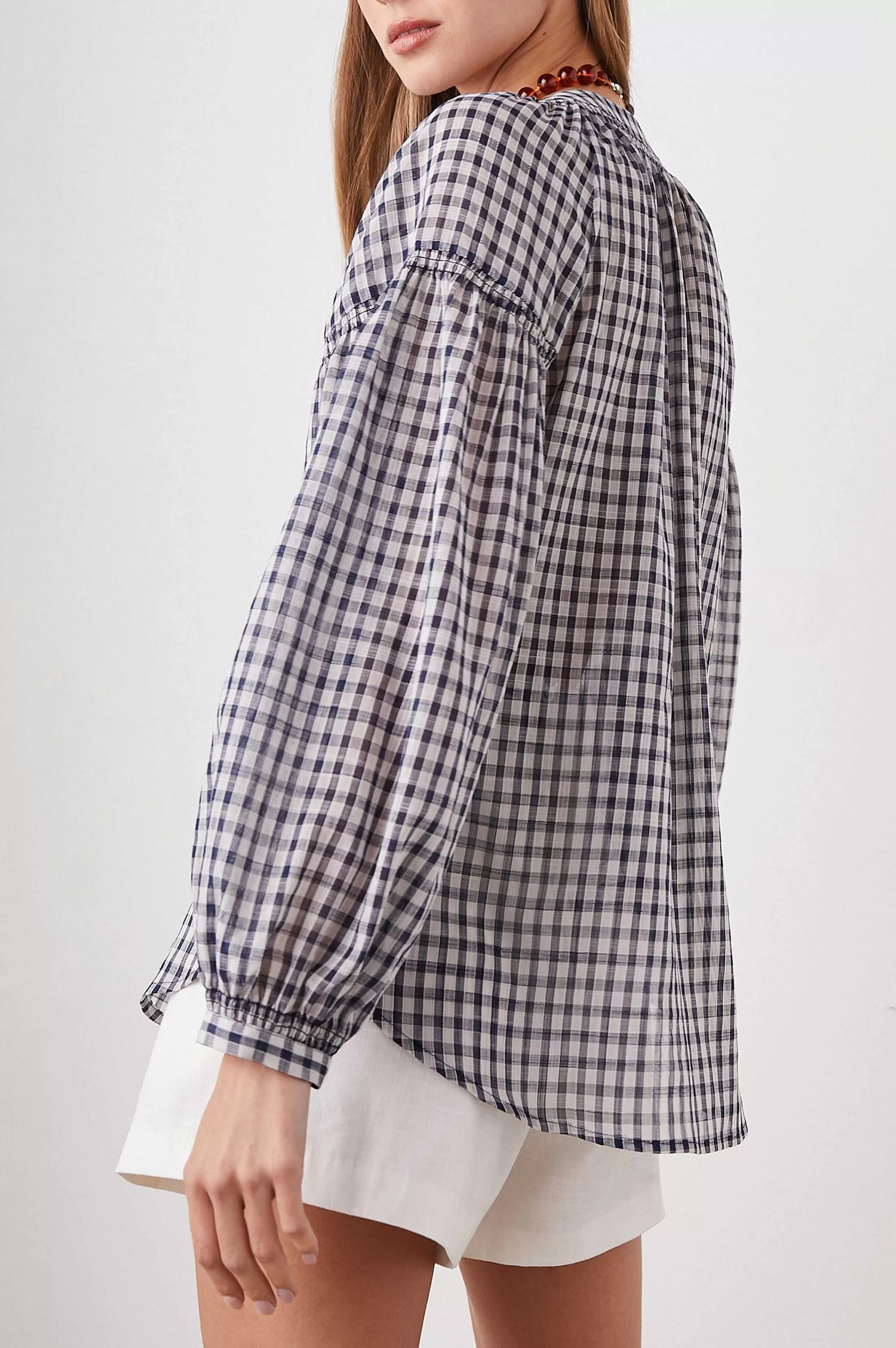 Bovenkanten-Rails Kenlie Shirt - Zeilor Ruit