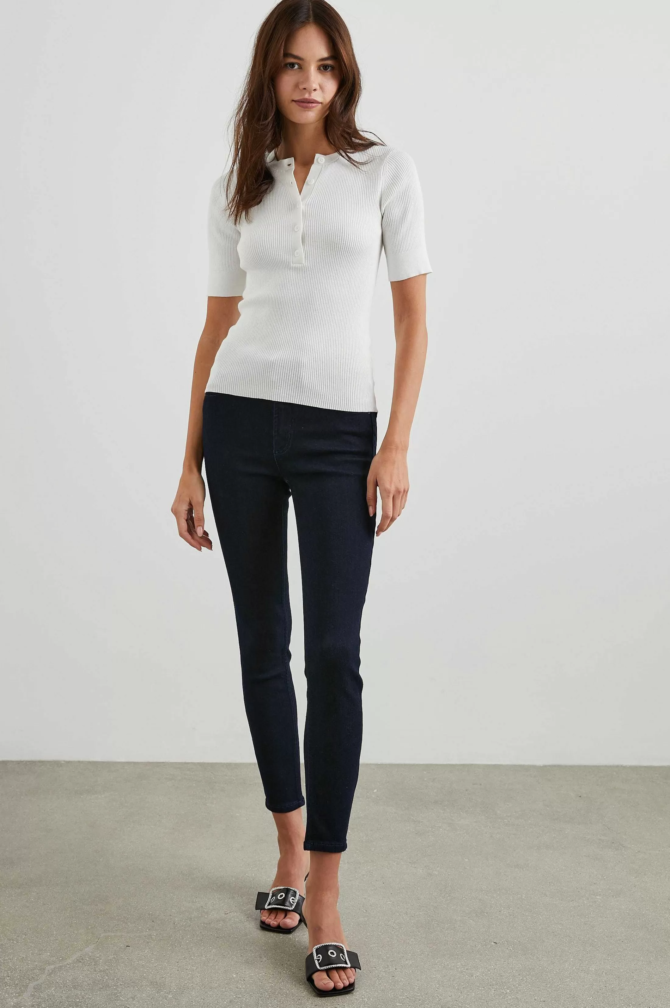 Denim-Rails Larchmont Skinny - Middernacht