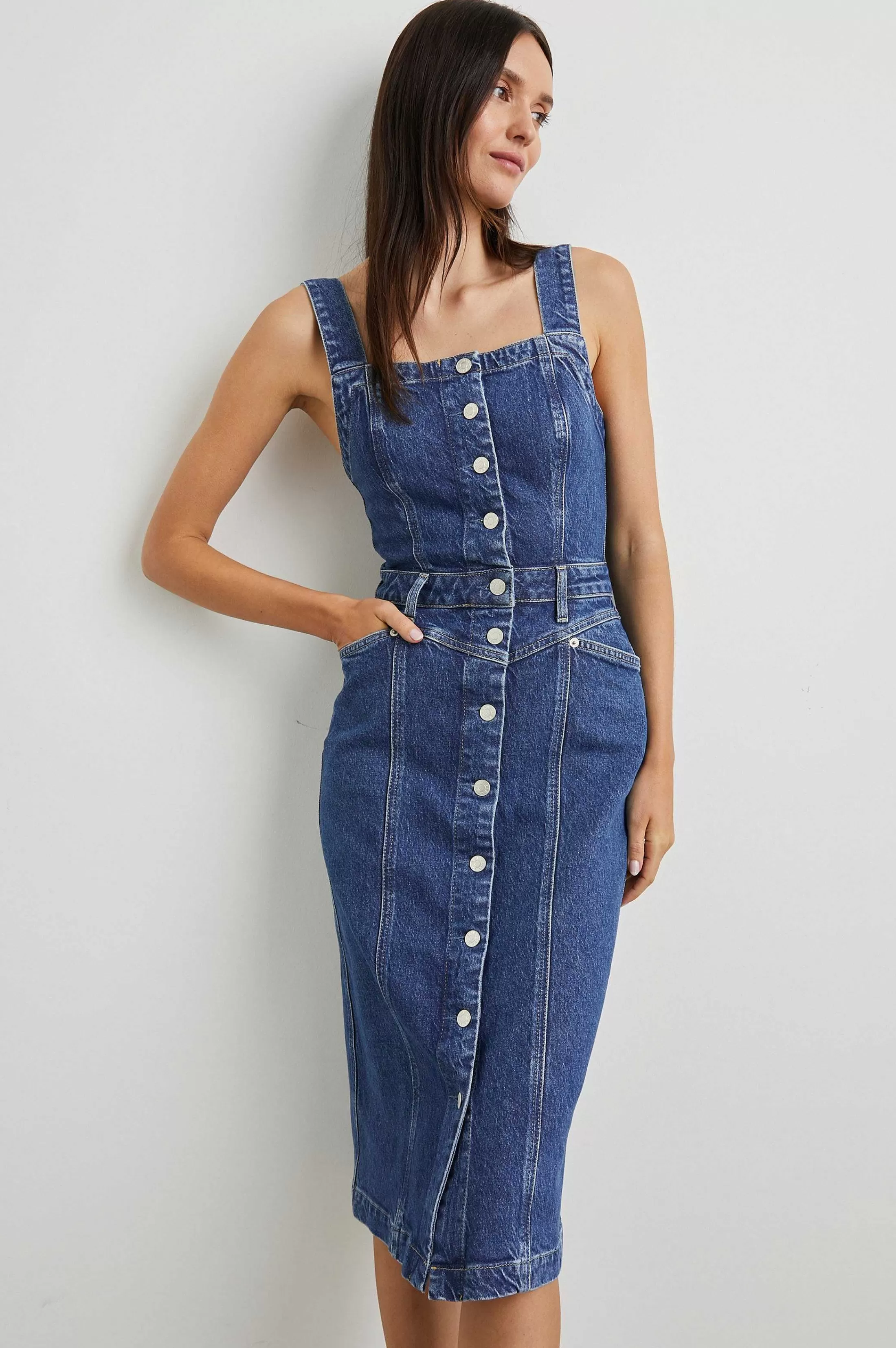 Denim-Rails Malibu Jurk - Mazarine