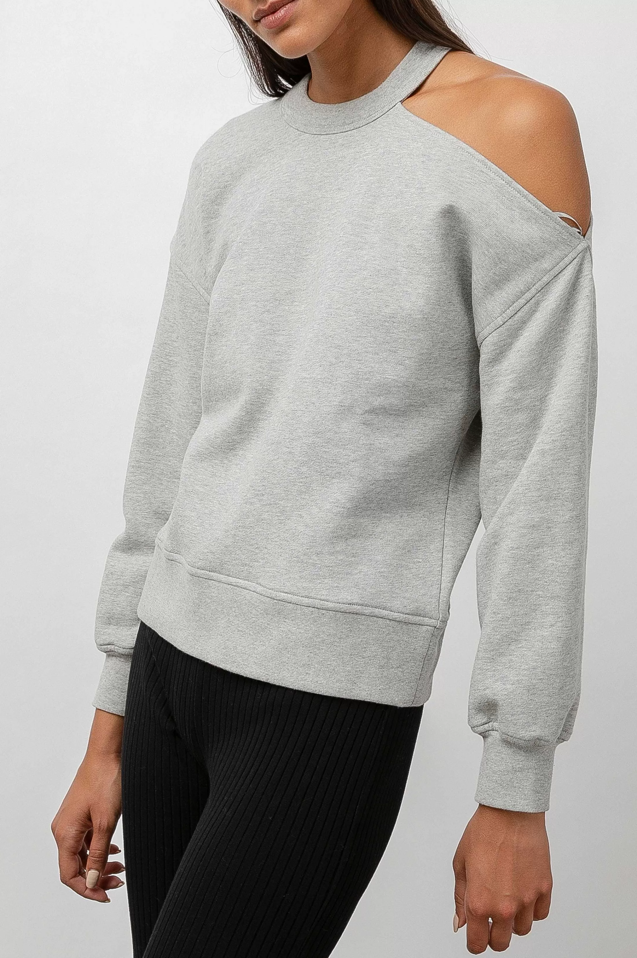 Lounge-Rails Quincy Sweatshirt - Heather Grijs