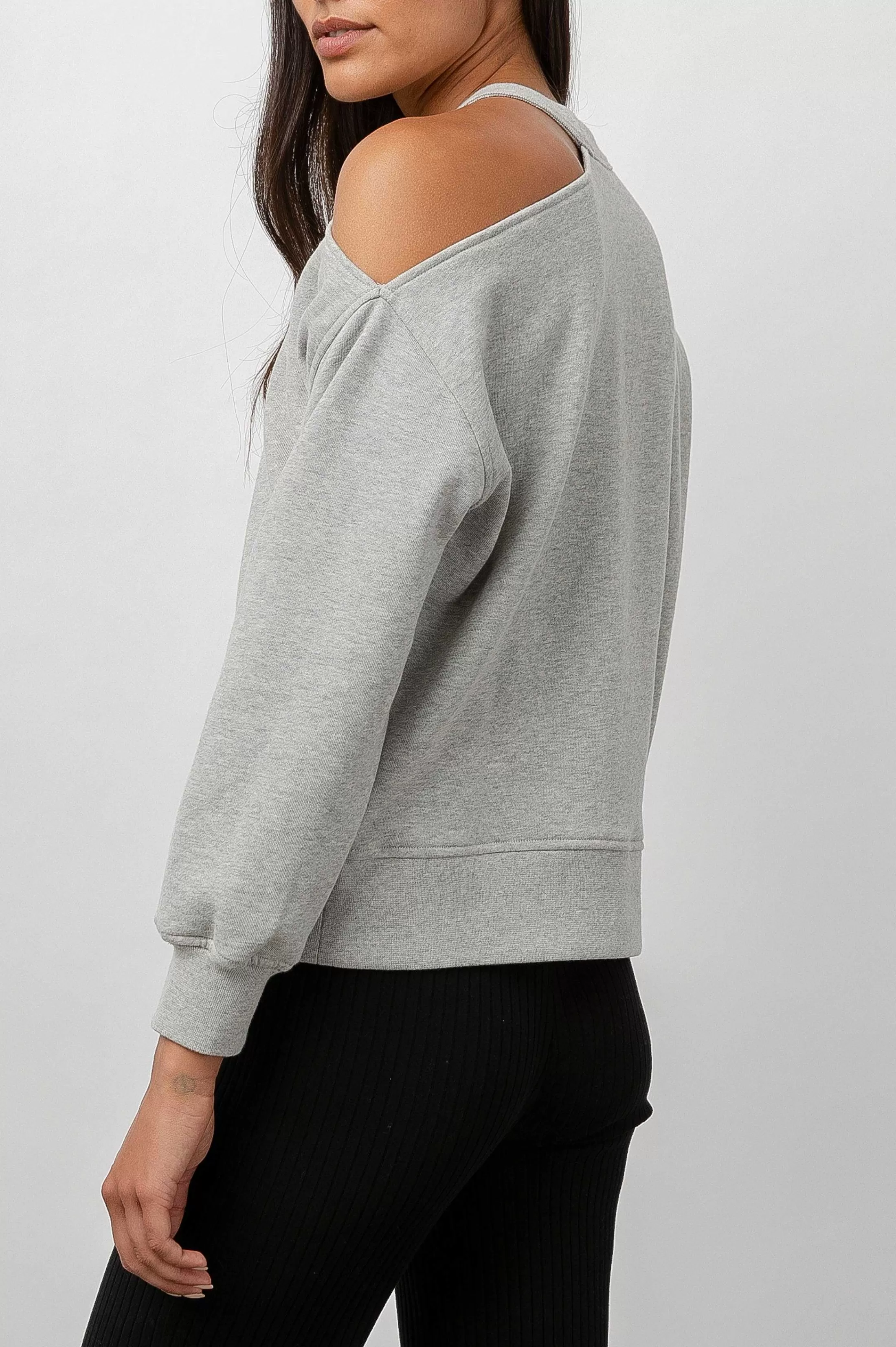 Lounge-Rails Quincy Sweatshirt - Heather Grijs