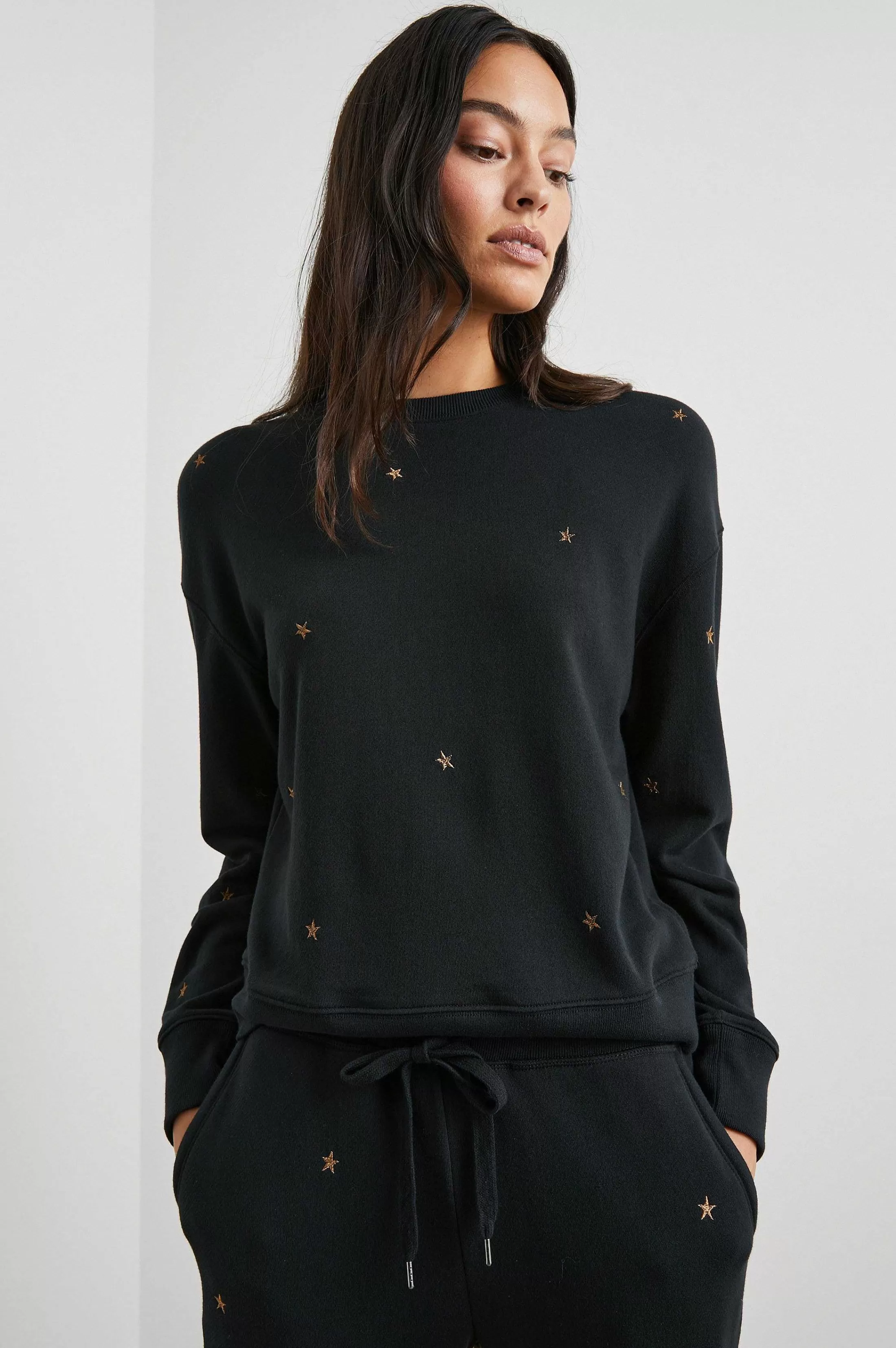 Lounge-Rails Ramona Sweatshirt - Bronzen Ster Borduursel