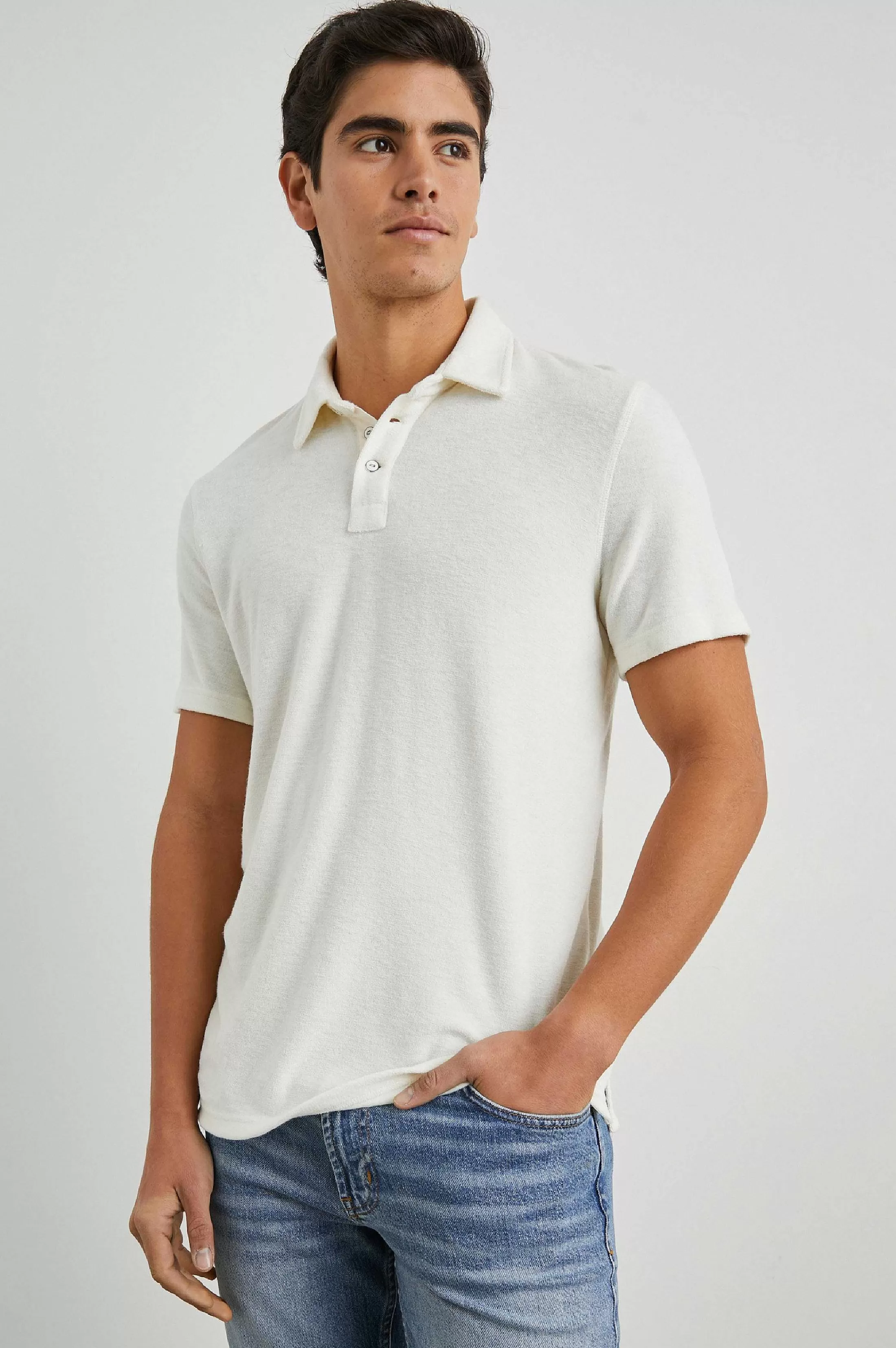 T-Shirts En Polo'S-Rails Rhen Poloshirt - Parel