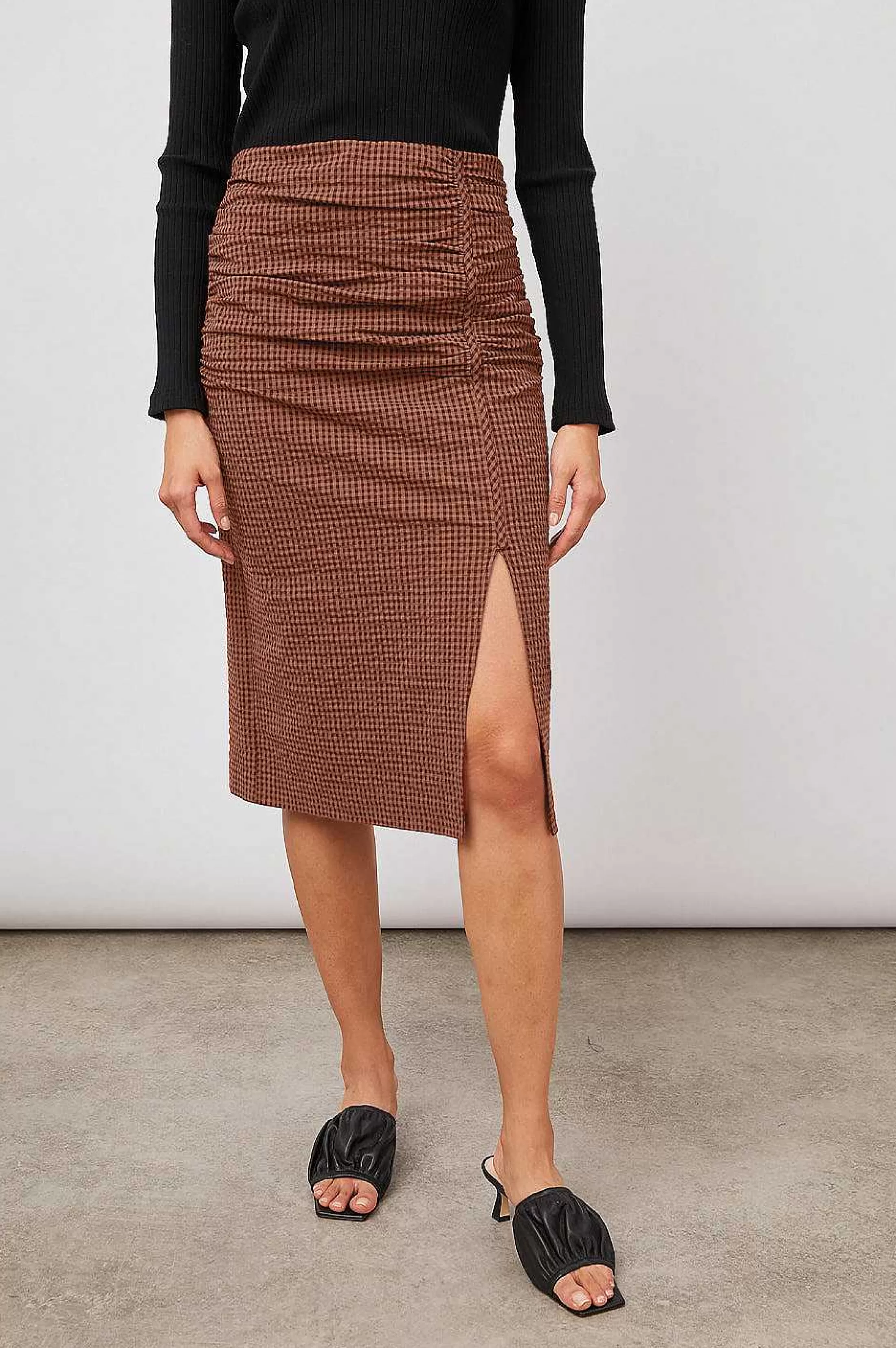 Rokken-Rails Rok Luci - Russet Gingham