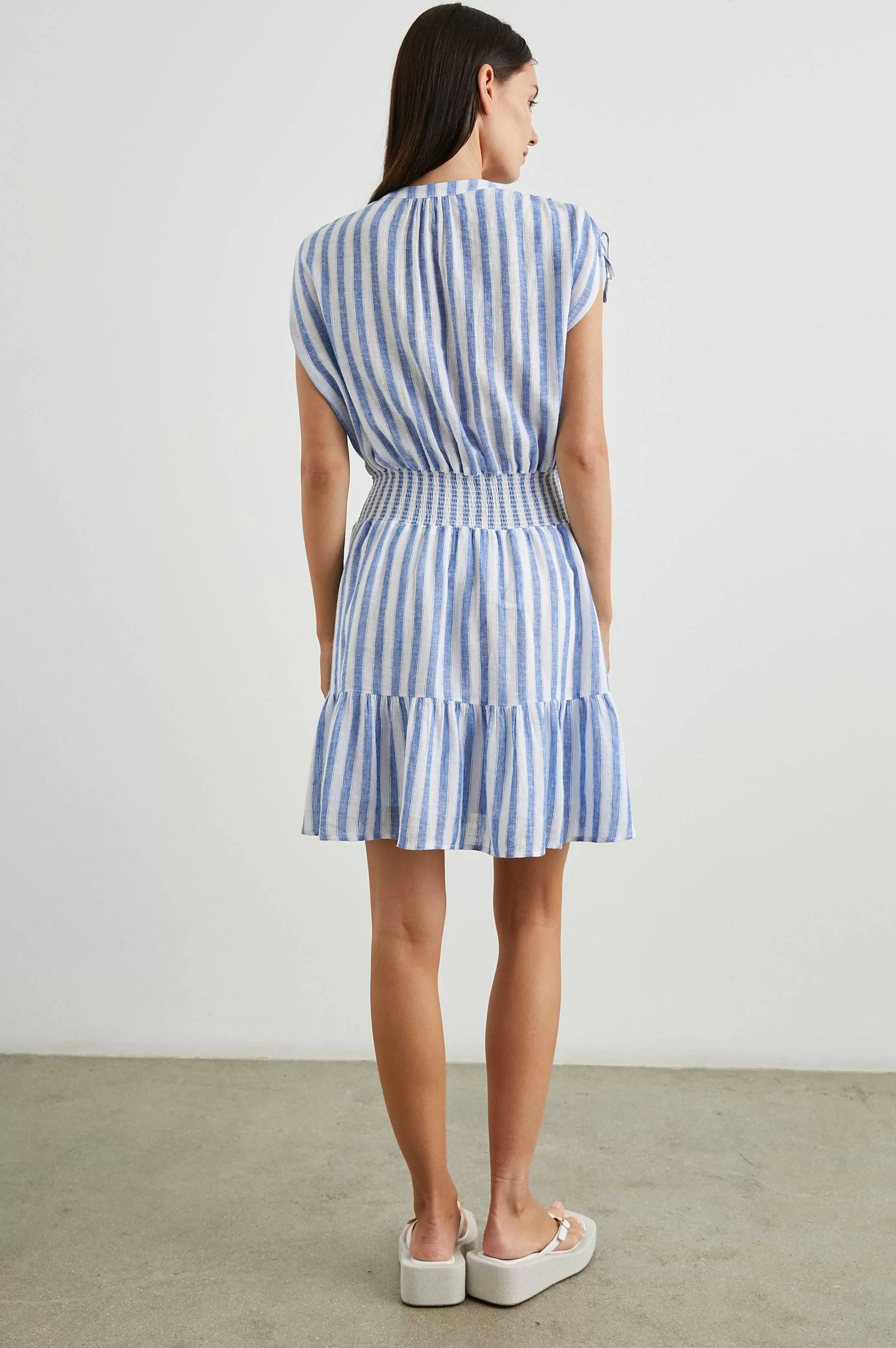 Jurken En Rompertjes-Rails Samina Jurk - Casablanca Stripe