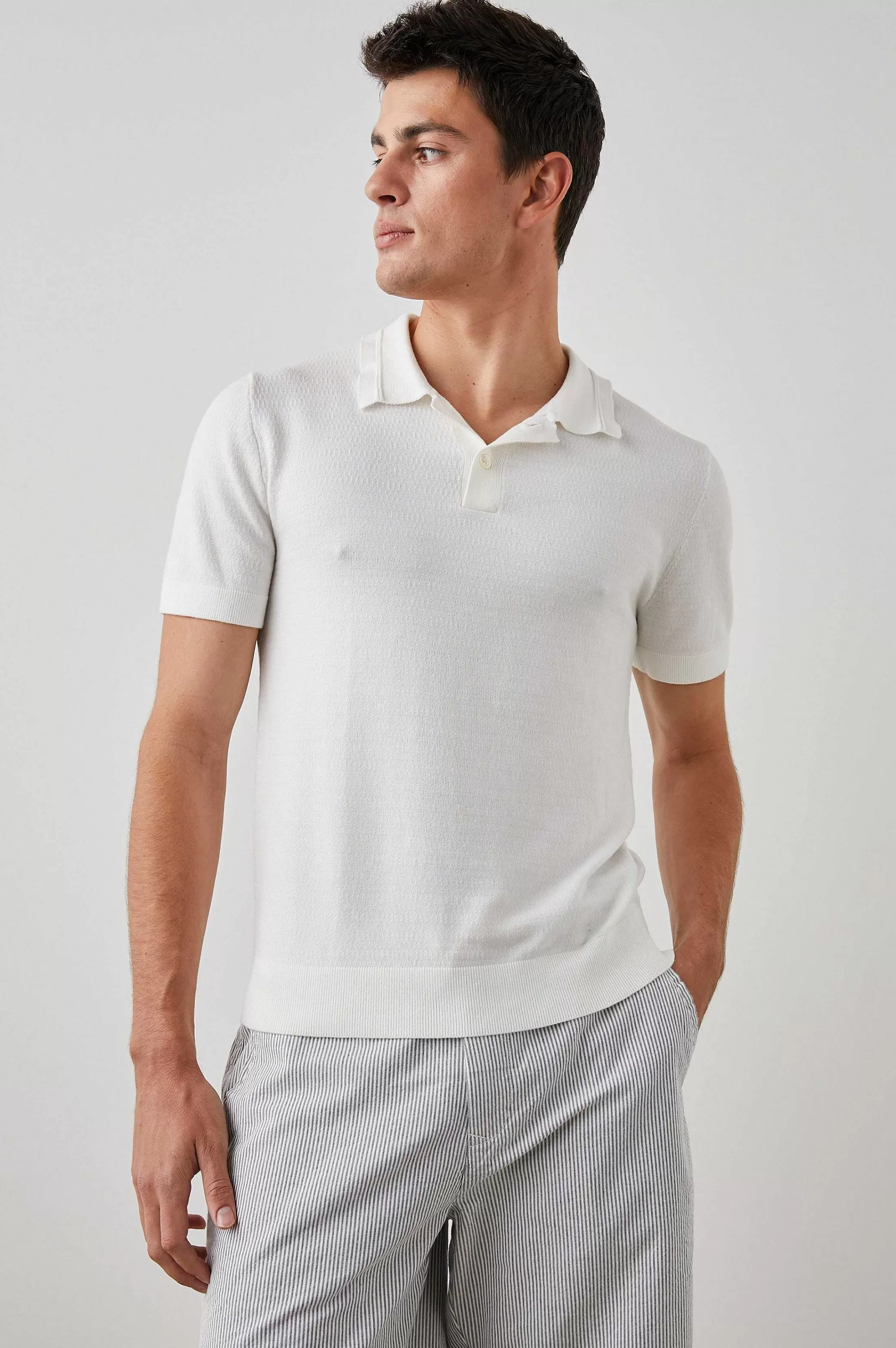 T-Shirts En Polo'S-Rails Shoreditch Poloshirt - Wit