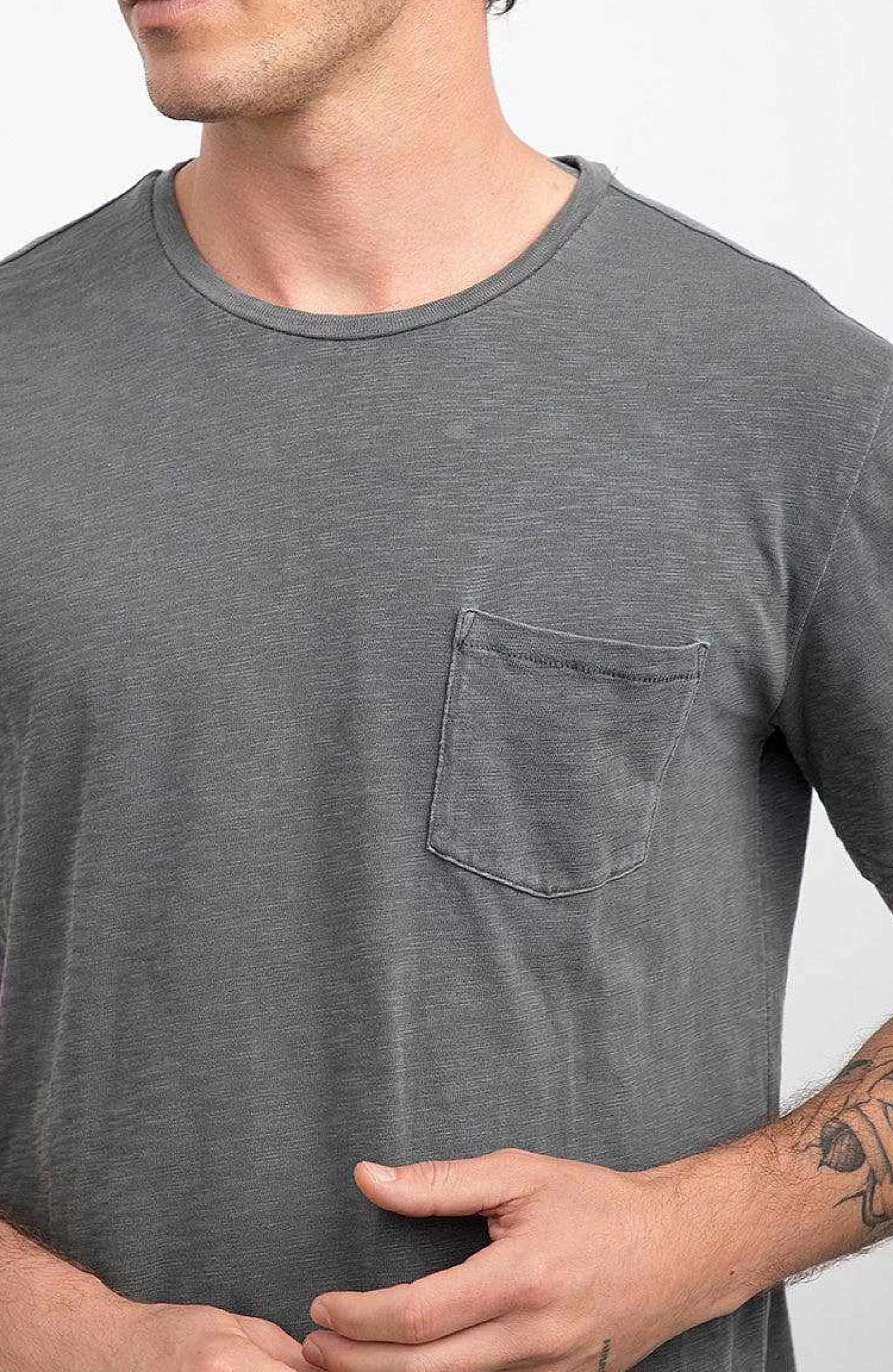 Lounge-Rails Skipper T-Shirt - Gewassen Zwart