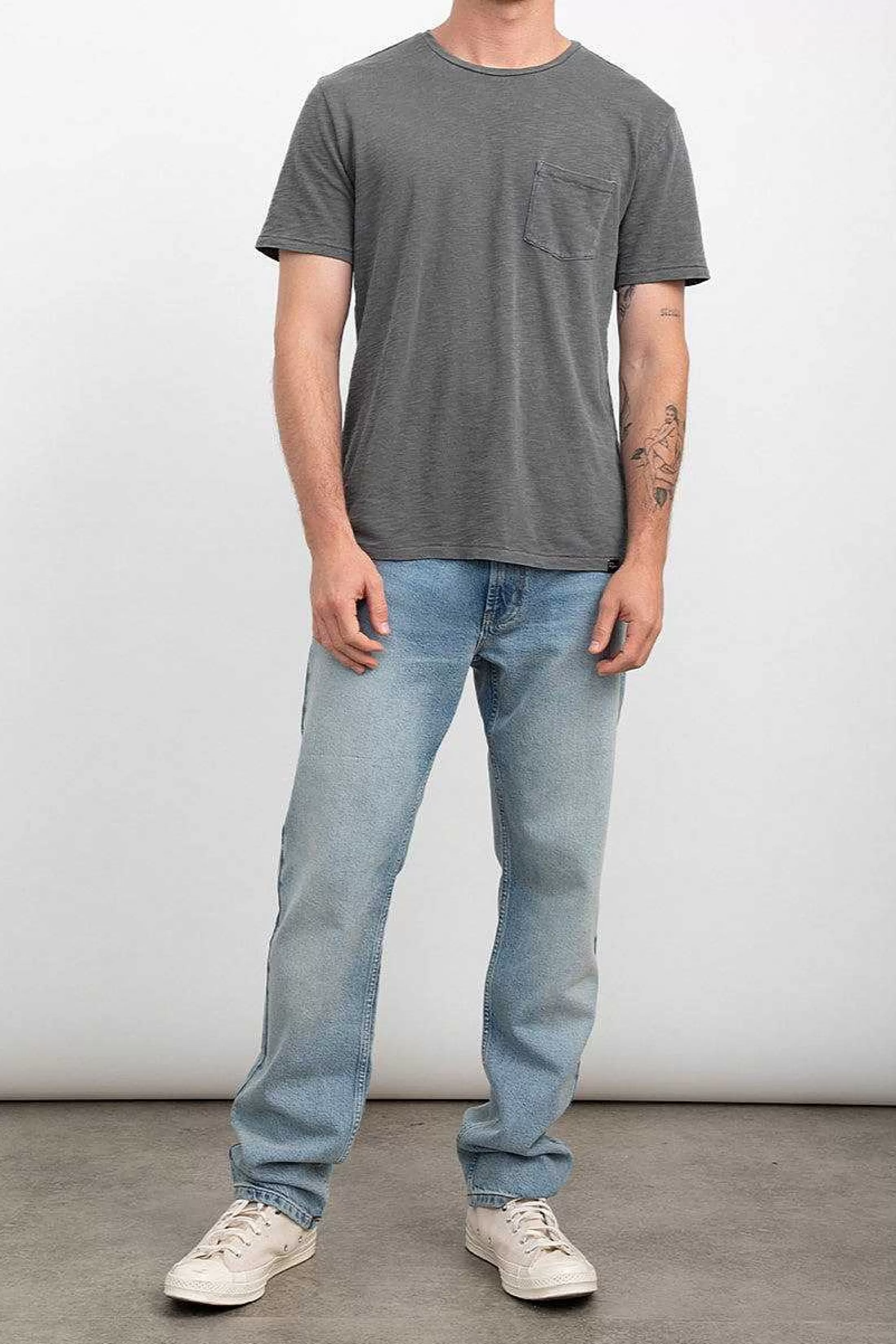 Lounge-Rails Skipper T-Shirt - Gewassen Zwart