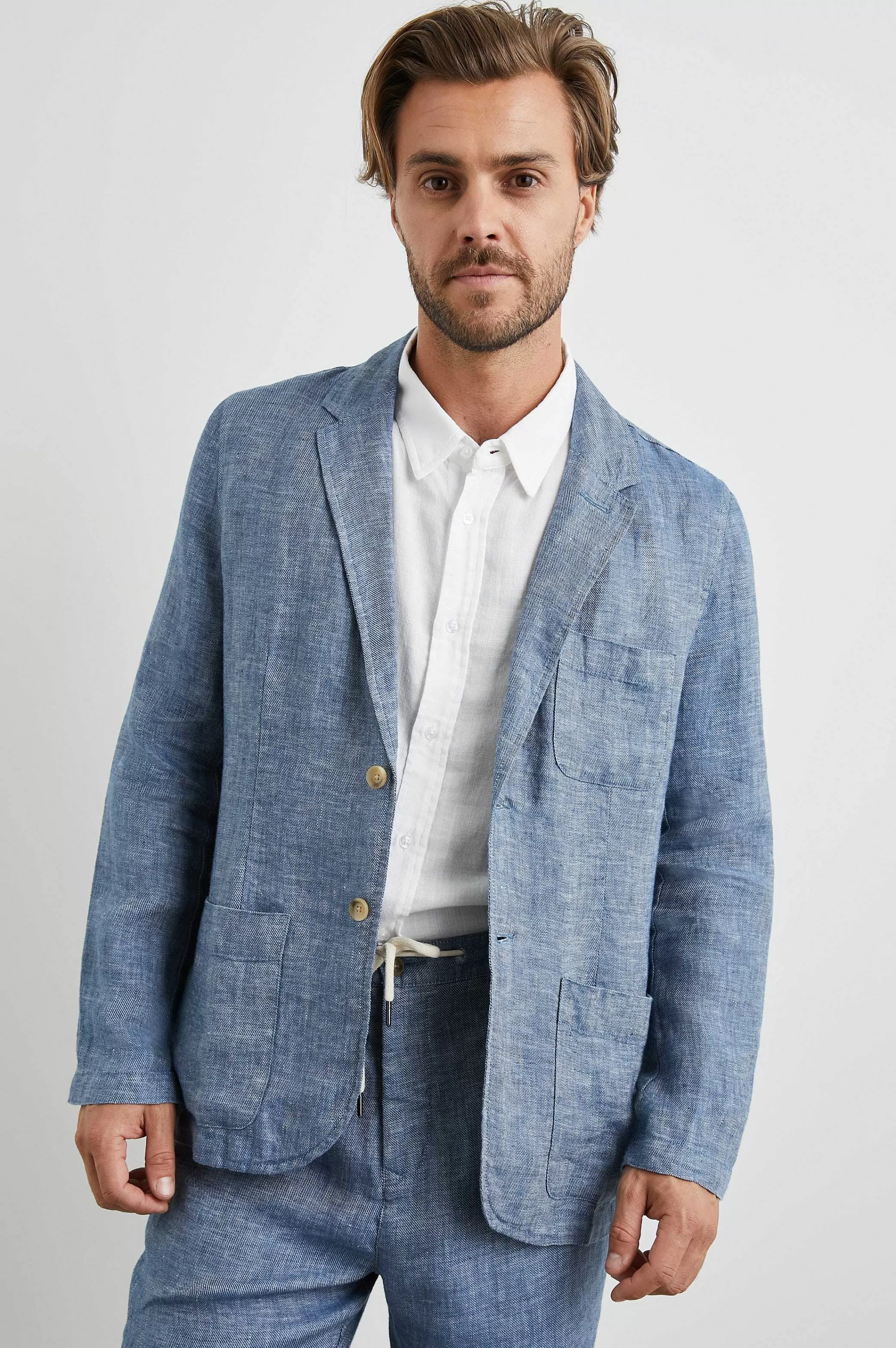 Jassen En Jassen-Rails Sorrento Blazer - Blauwe Mirage