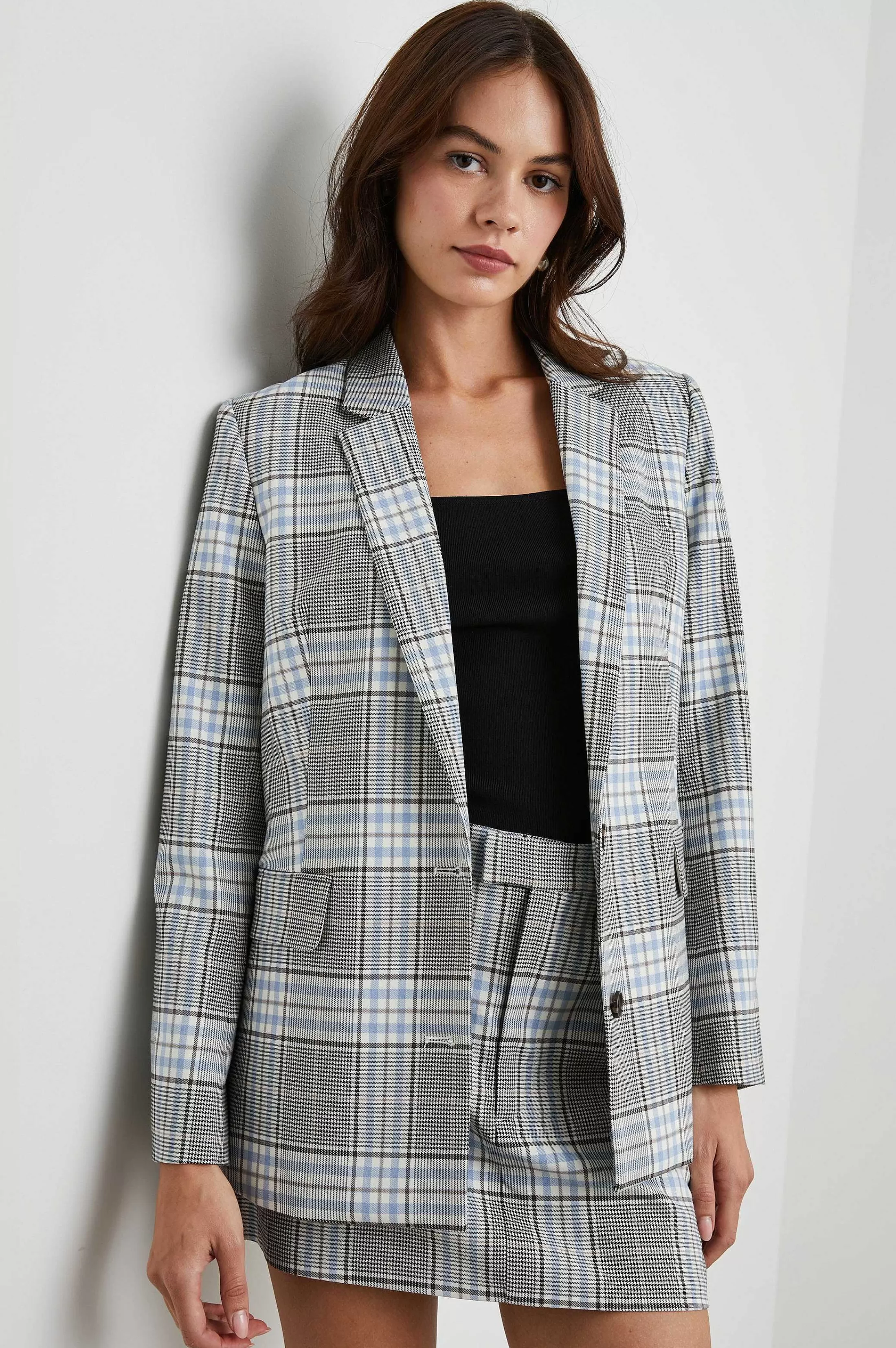 Jassen En Jassen-Rails Stanton Blazer - Cacao Sky Check