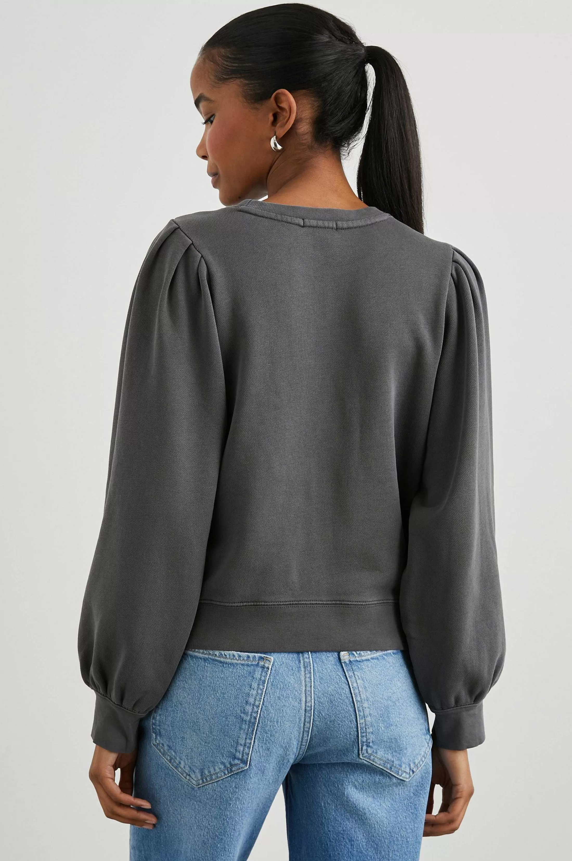 Truien-Rails Tiffany Sweatshirt - Houtskool