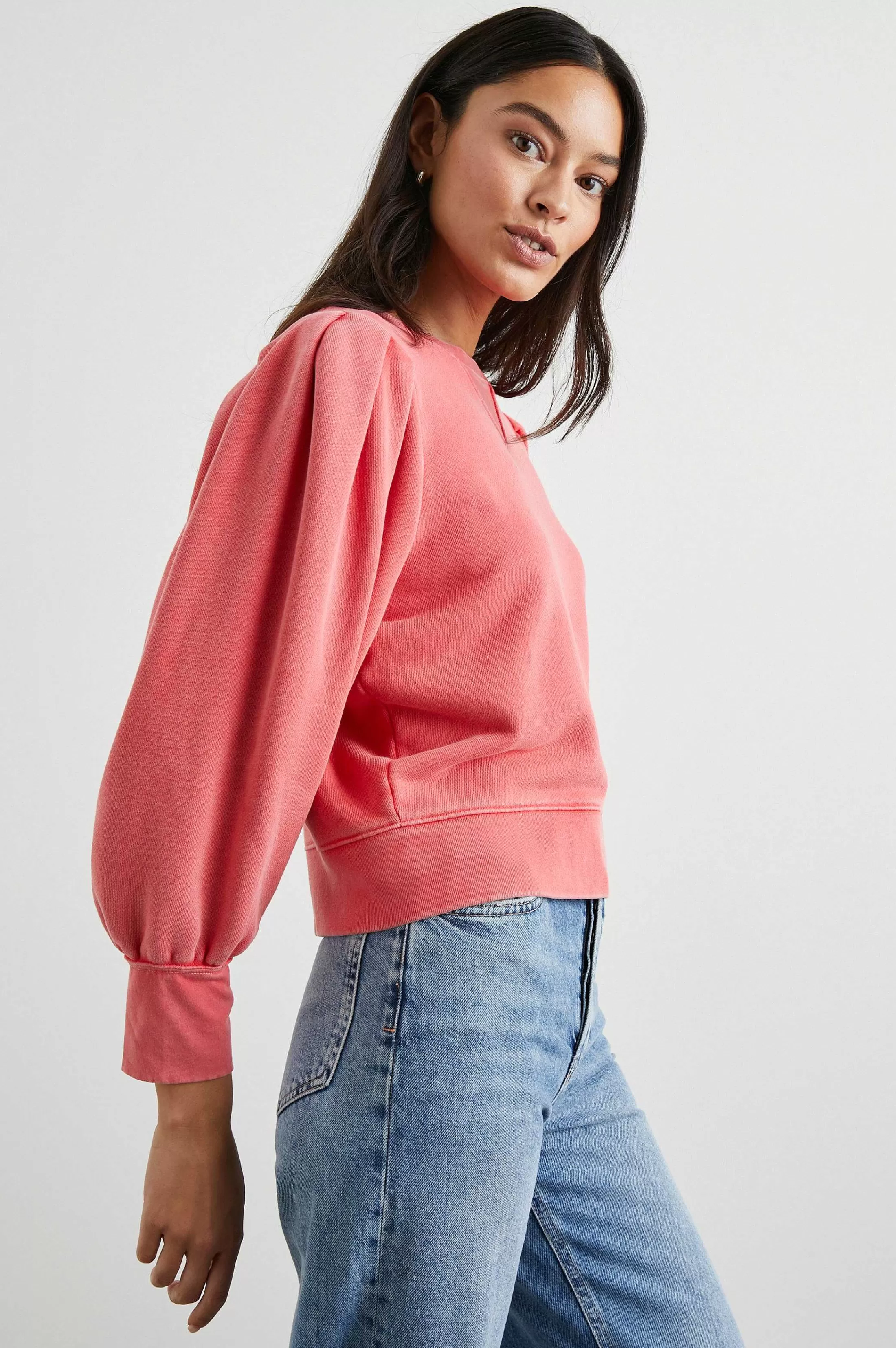 Bovenkanten-Rails Tiffany Sweatshirt - Kers