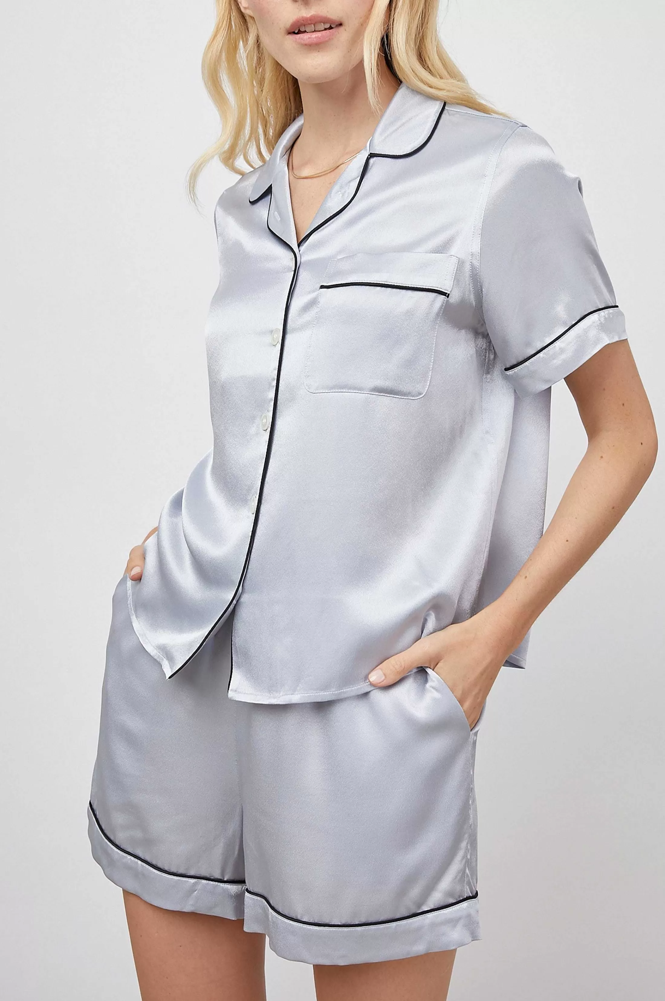 Nachtkleding-Rails Tommi Pyjamaset - Leisblauw