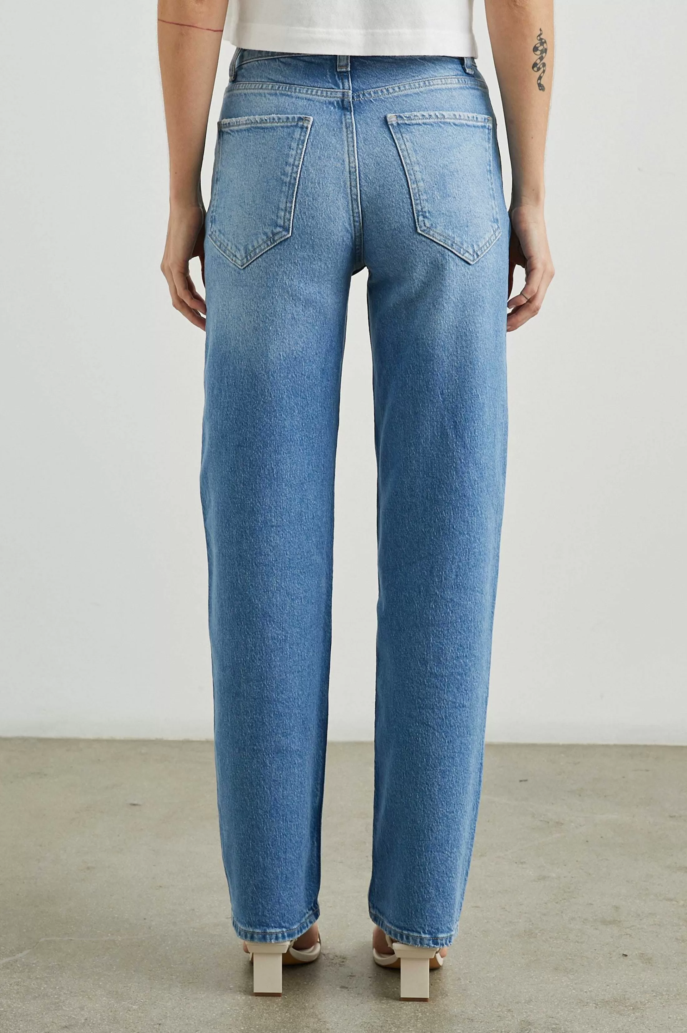 Denim-Rails Topanga Recht - Baja Blauw