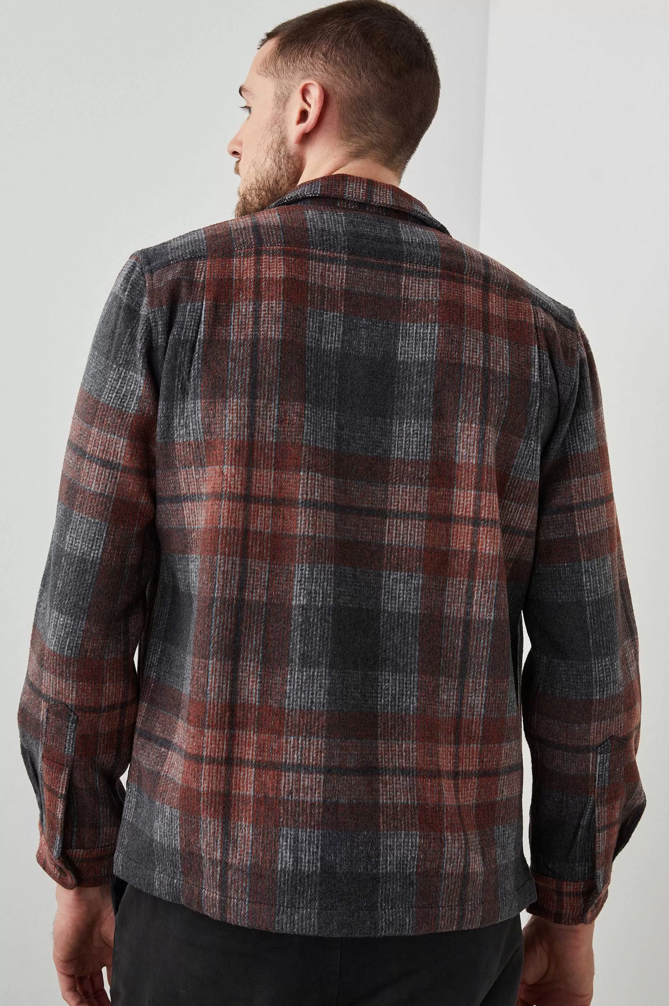 Jassen En Jassen-Rails Viggo Overhemdjas - Crimson Shadow Plaid